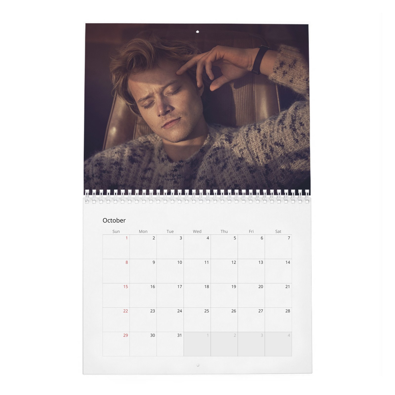 10 Rudy Pankow - Flaunt 2027 Wall Calendar