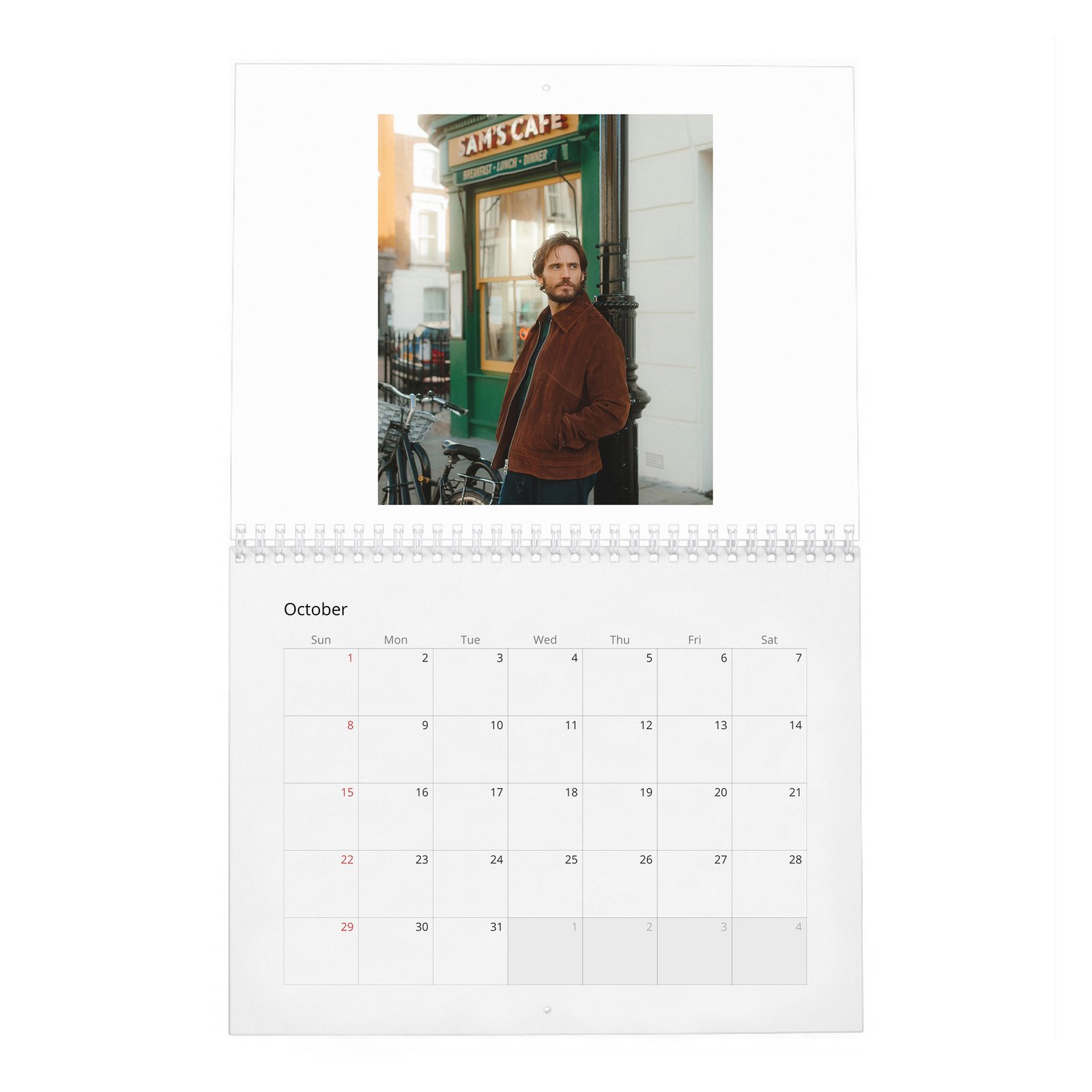 10 Sam Claflin - Laterals 2027 Wall Calendar