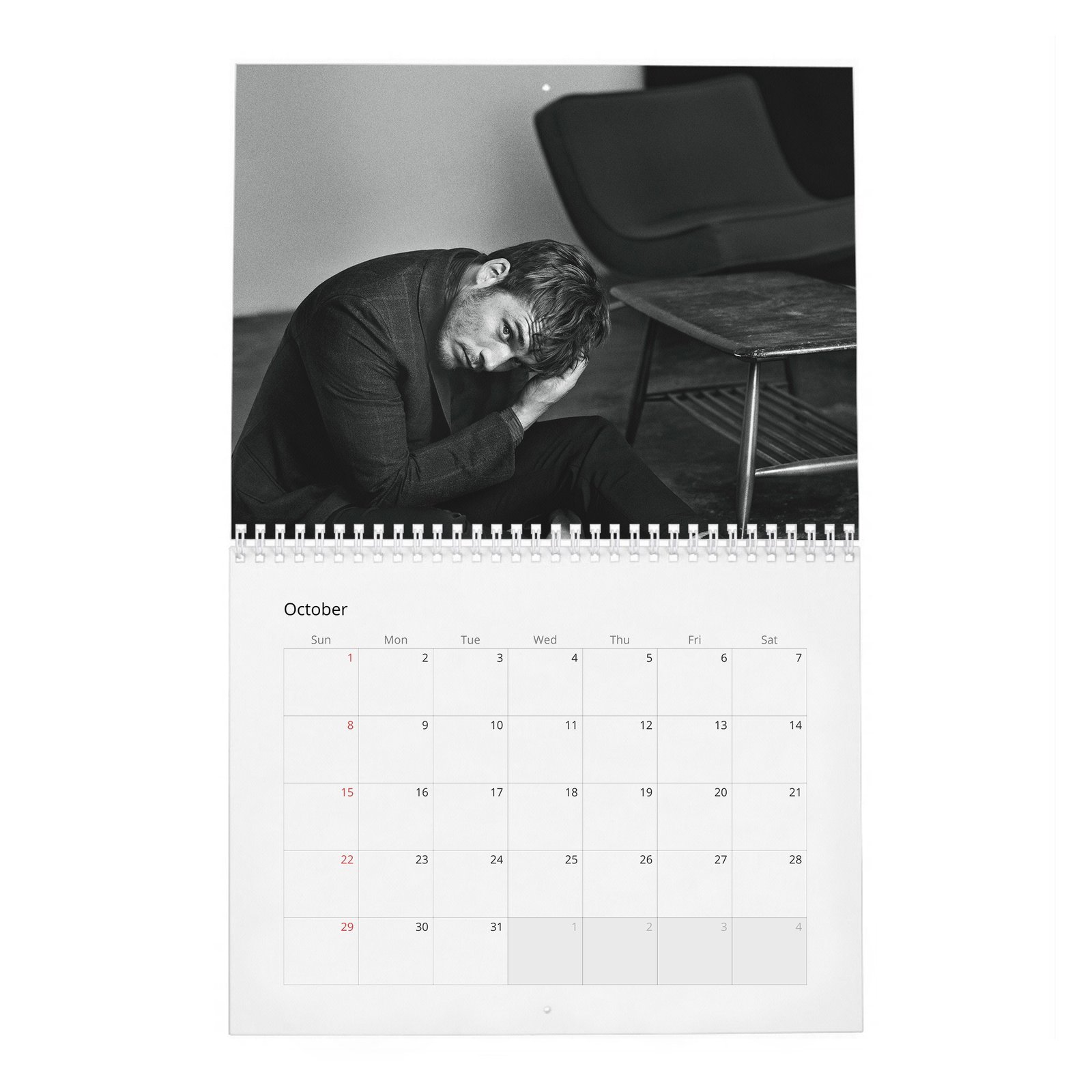 Sam Claflin - Up Close 2027 Wall Calendar