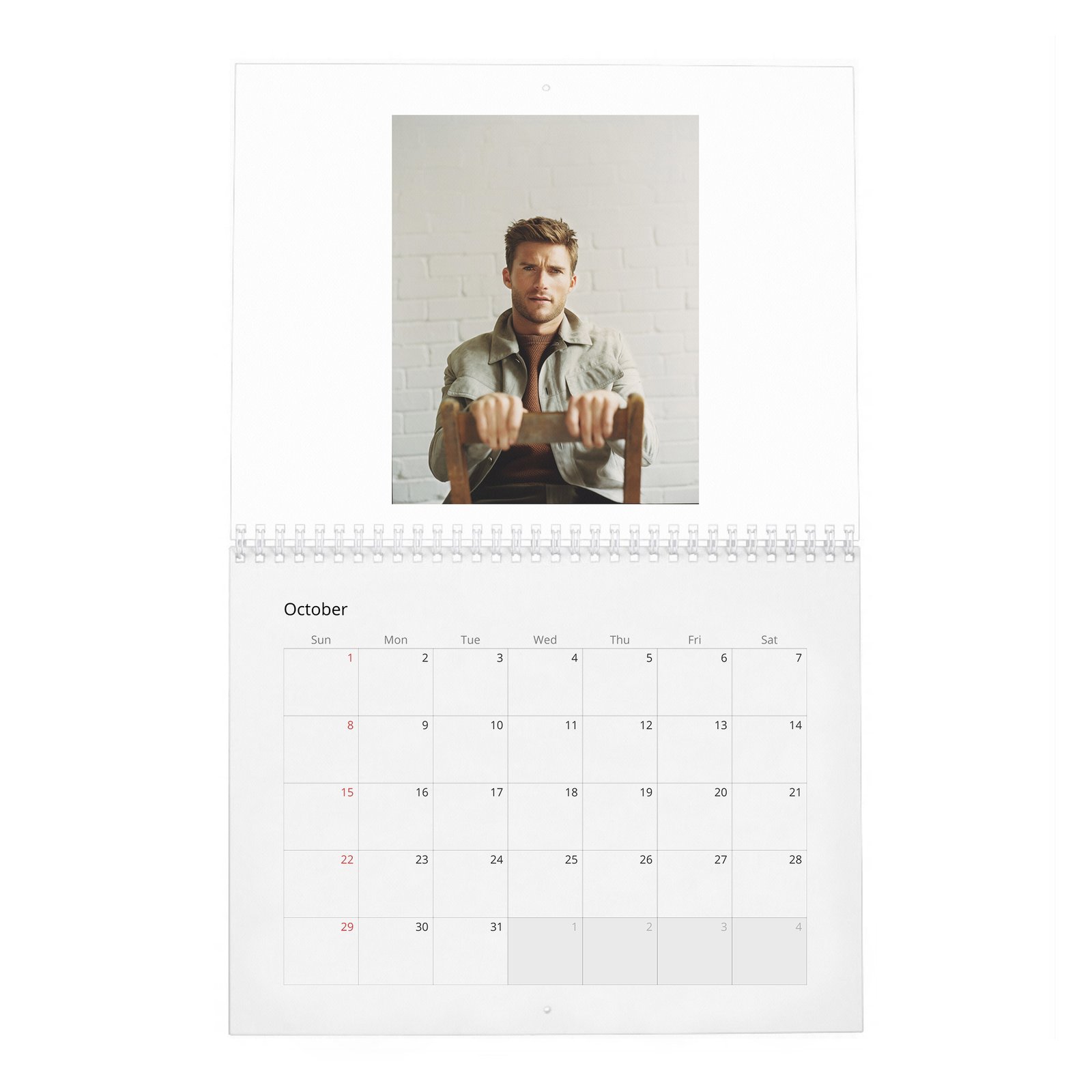 10 Scott Eastwood - Fork In The Road 2027 Wall Calendar