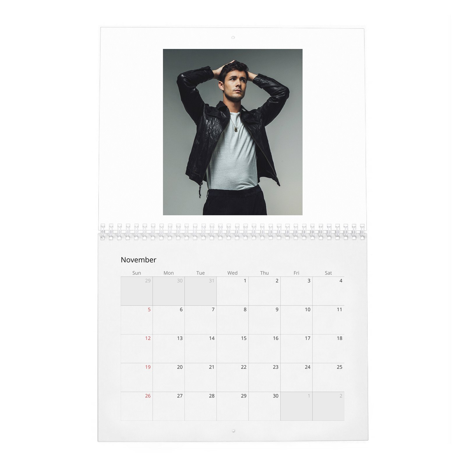 11 Jonah Hauer-King - Ready For His Close-Up 2027 Wall Calendar