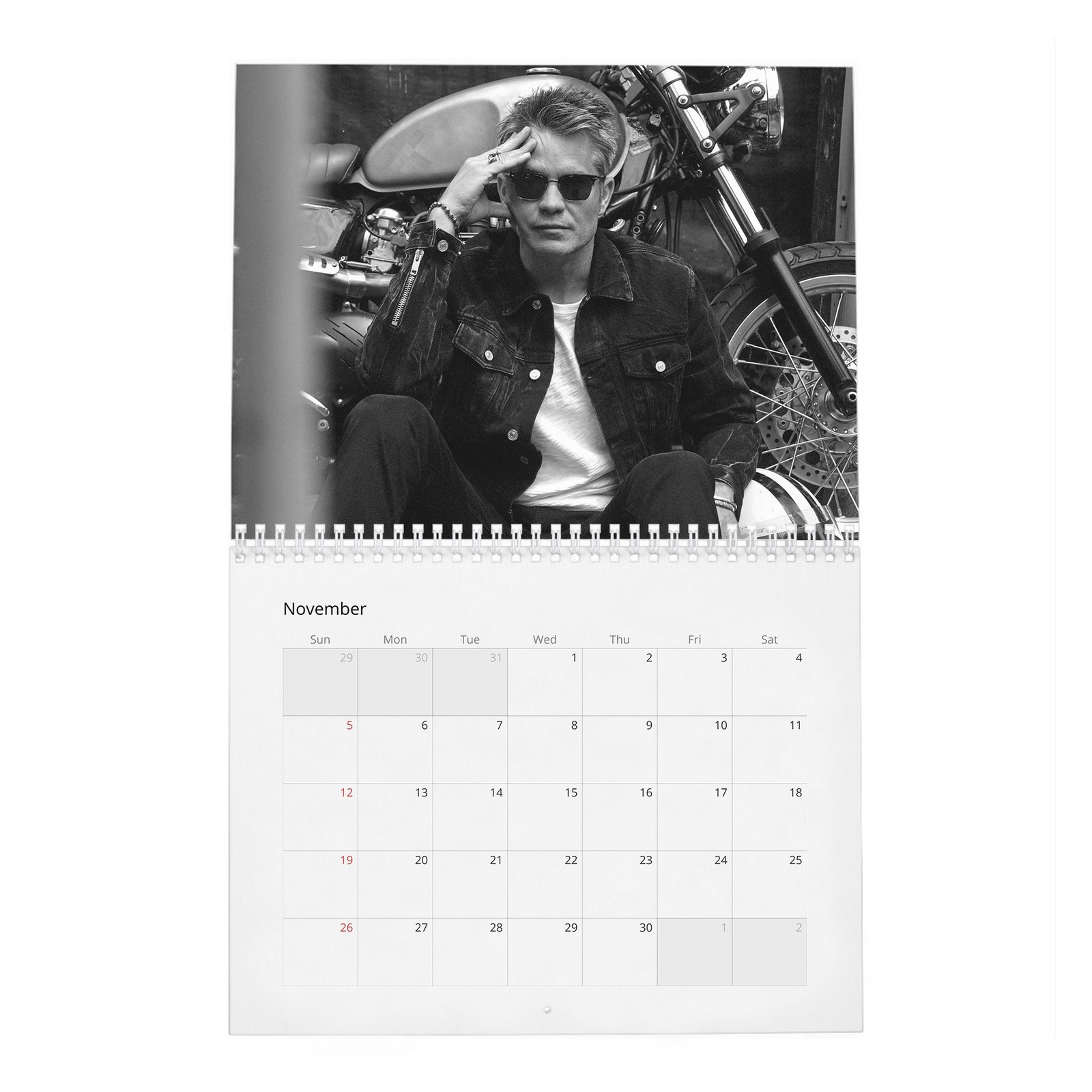 Timothy Olyphant - Rogue 2027 Wall Calendar