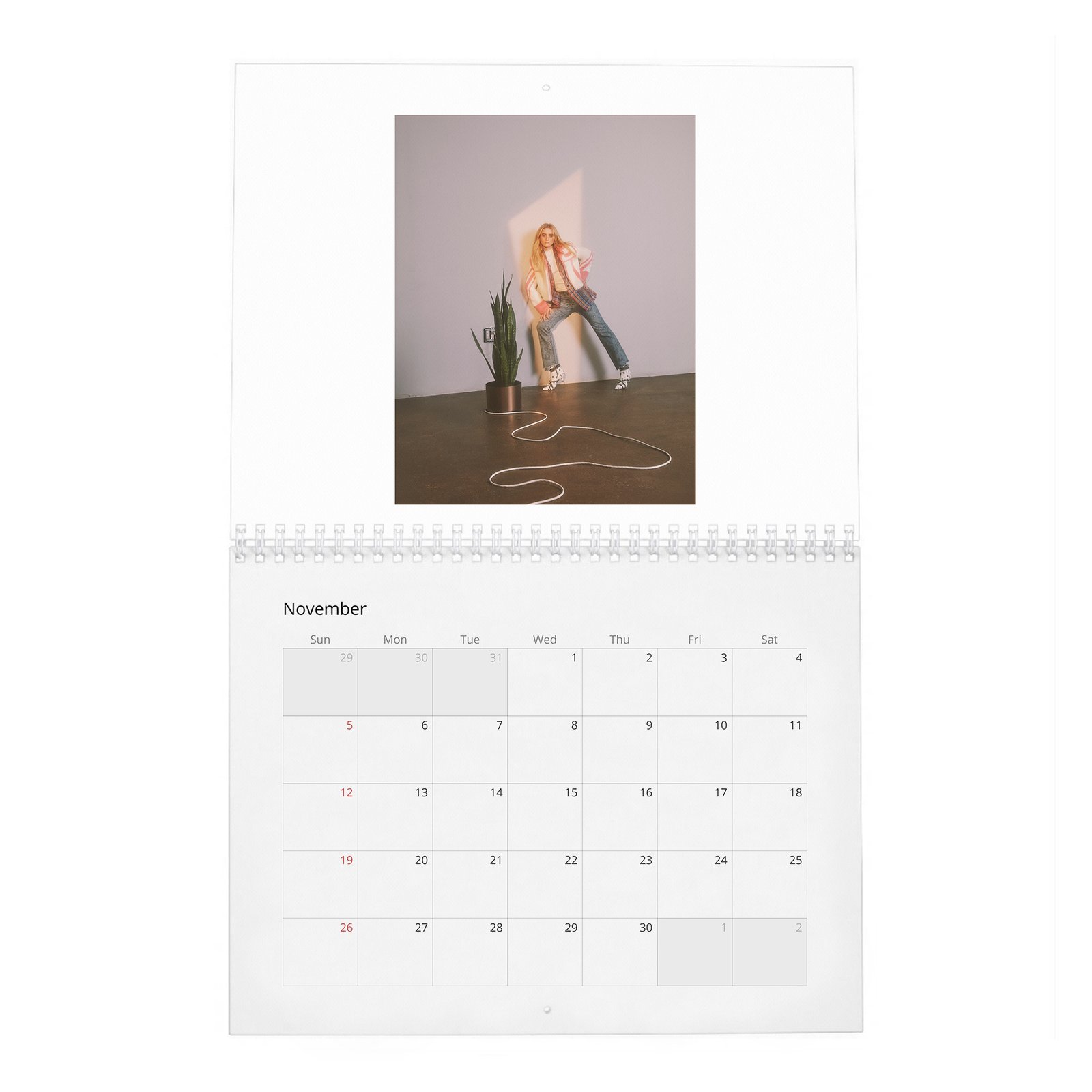 11 Kathryn Newton - Think Young, Play Hard 2027 Wall Calendar