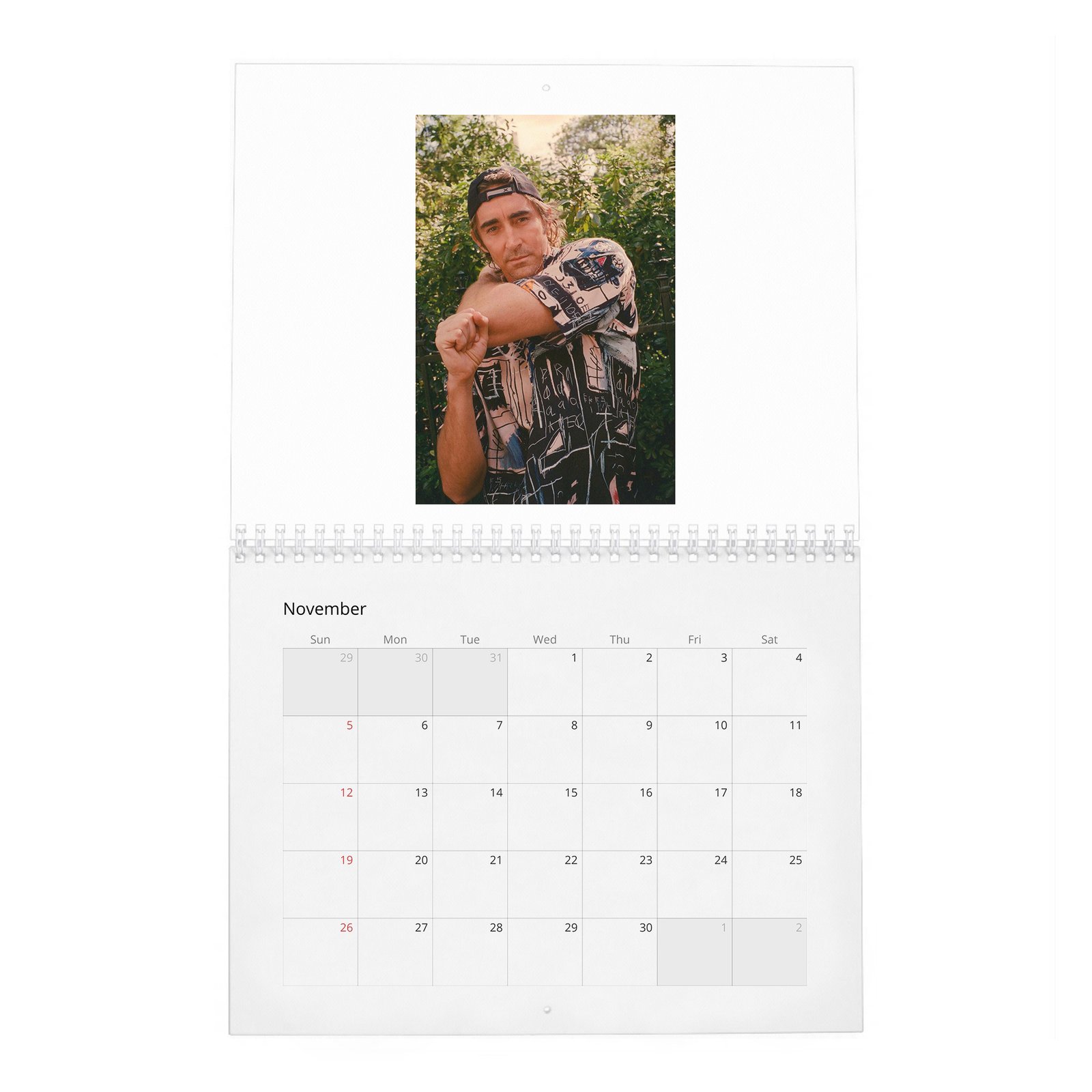 11 Lee Pace - Doesn't Owe You Anything 2027 Wall Calendar