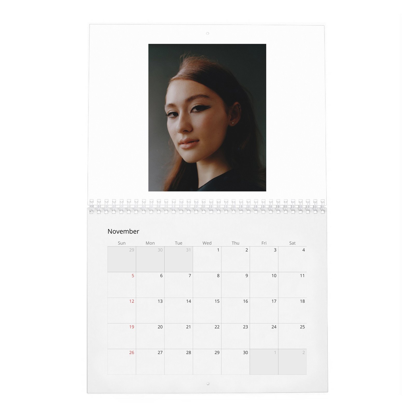 11 Lola Tung - Laterals 2027 Wall Calendar