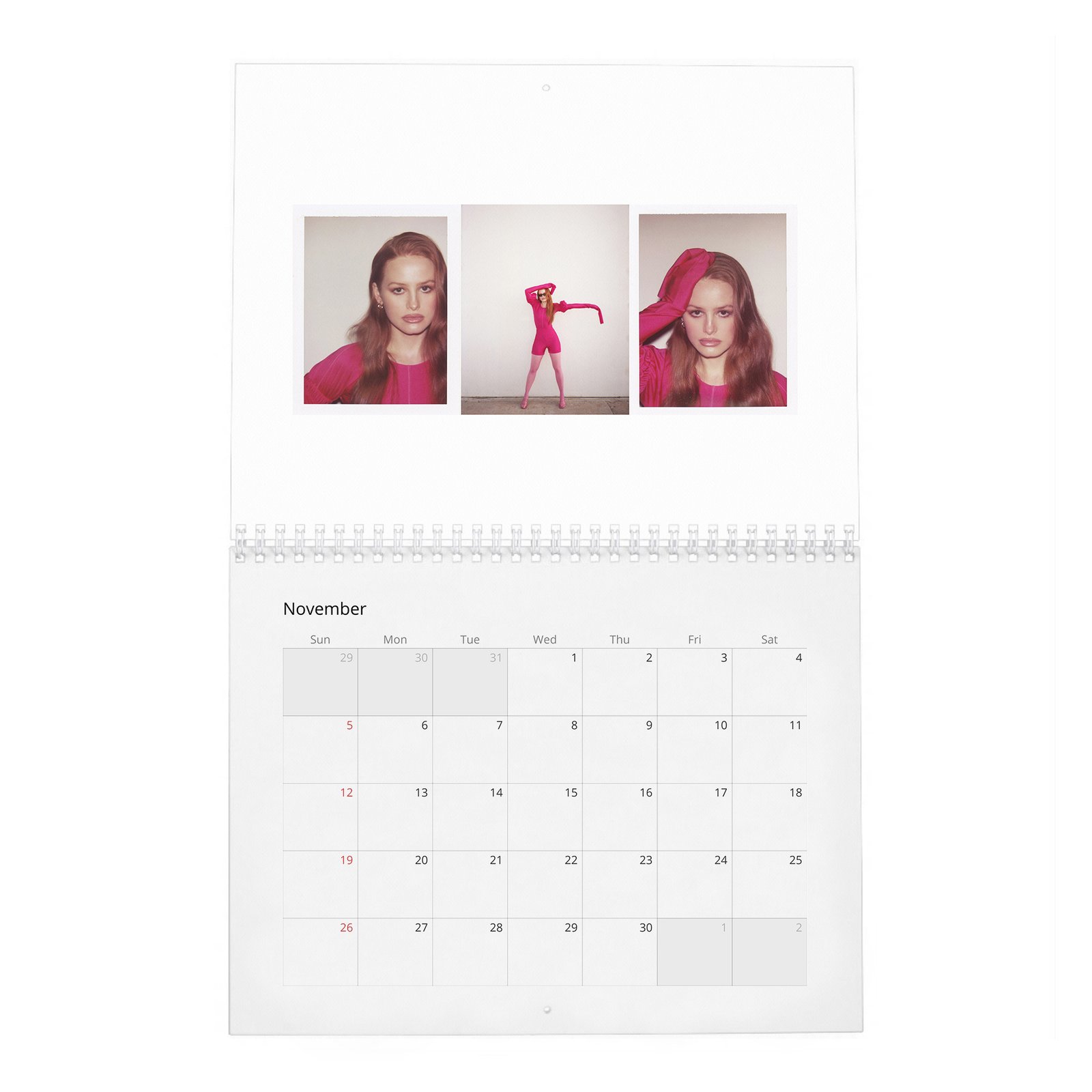 11 Madelaine Petsch - Content 2027 Wall Calendar