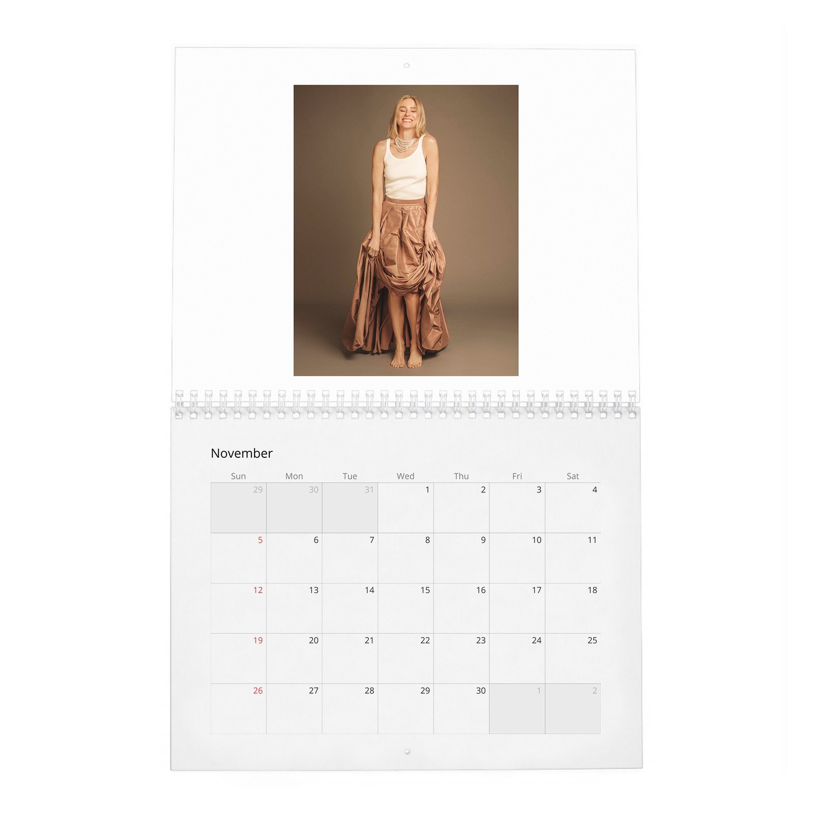 11 Naomi Watts - Breaking Taboos 2027 Wall Calendar