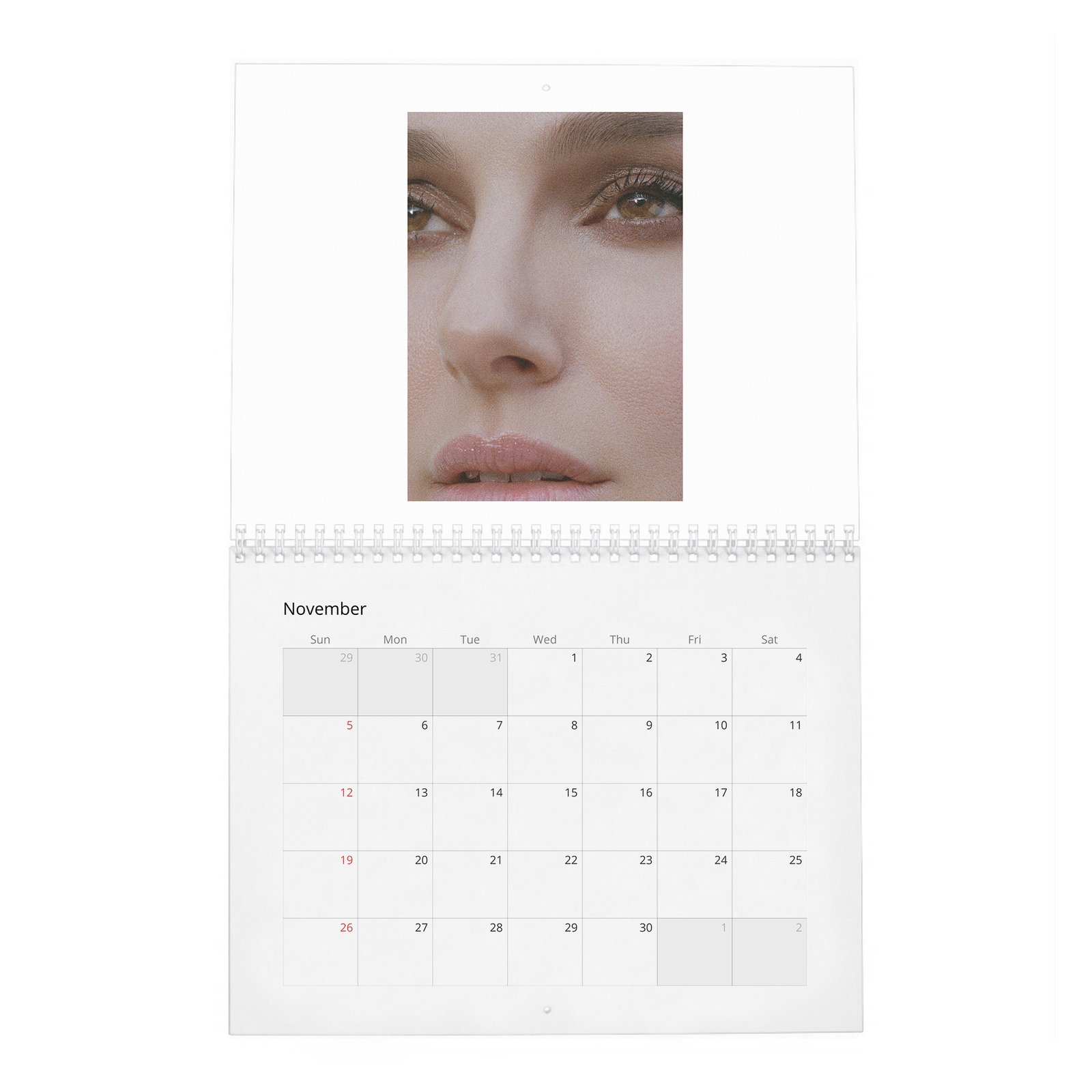 11 Natalie Portman - Scent of Love 2027 Wall Calendar