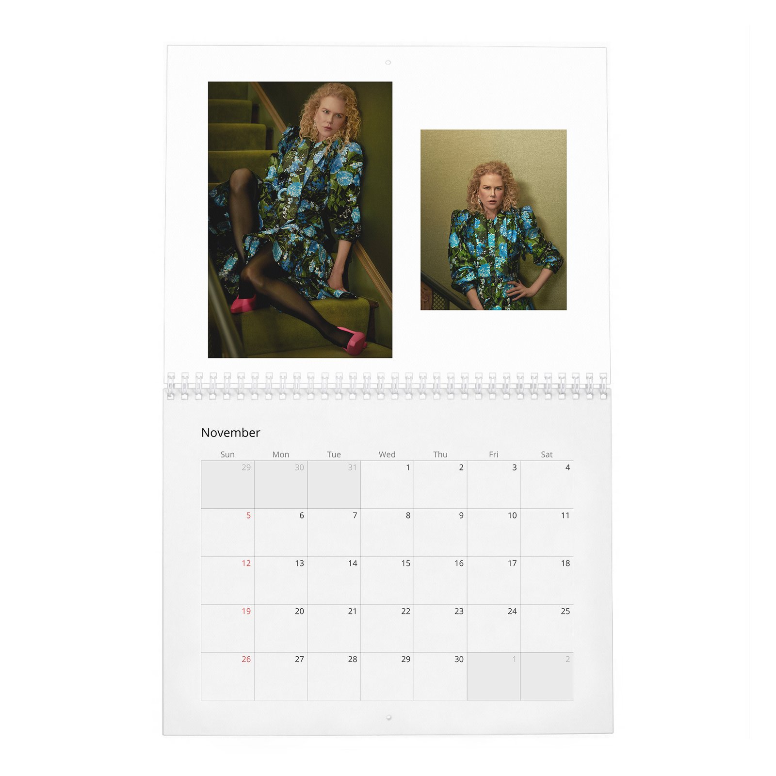 11 Nicole Kidman - The Golden Age Of 2027 Wall Calendar