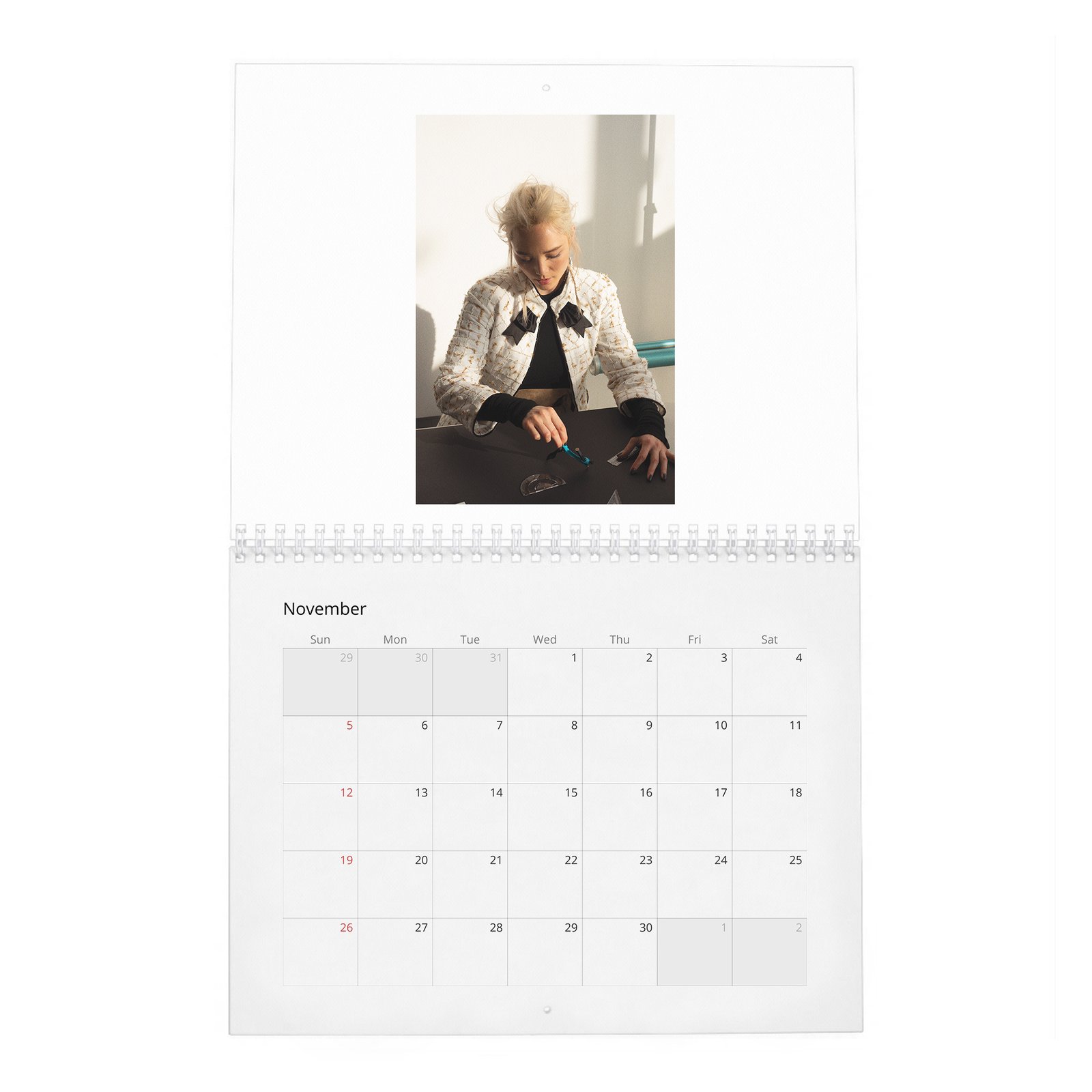 11 Pom Klementieff - Laterals 2027 Wall Calendar