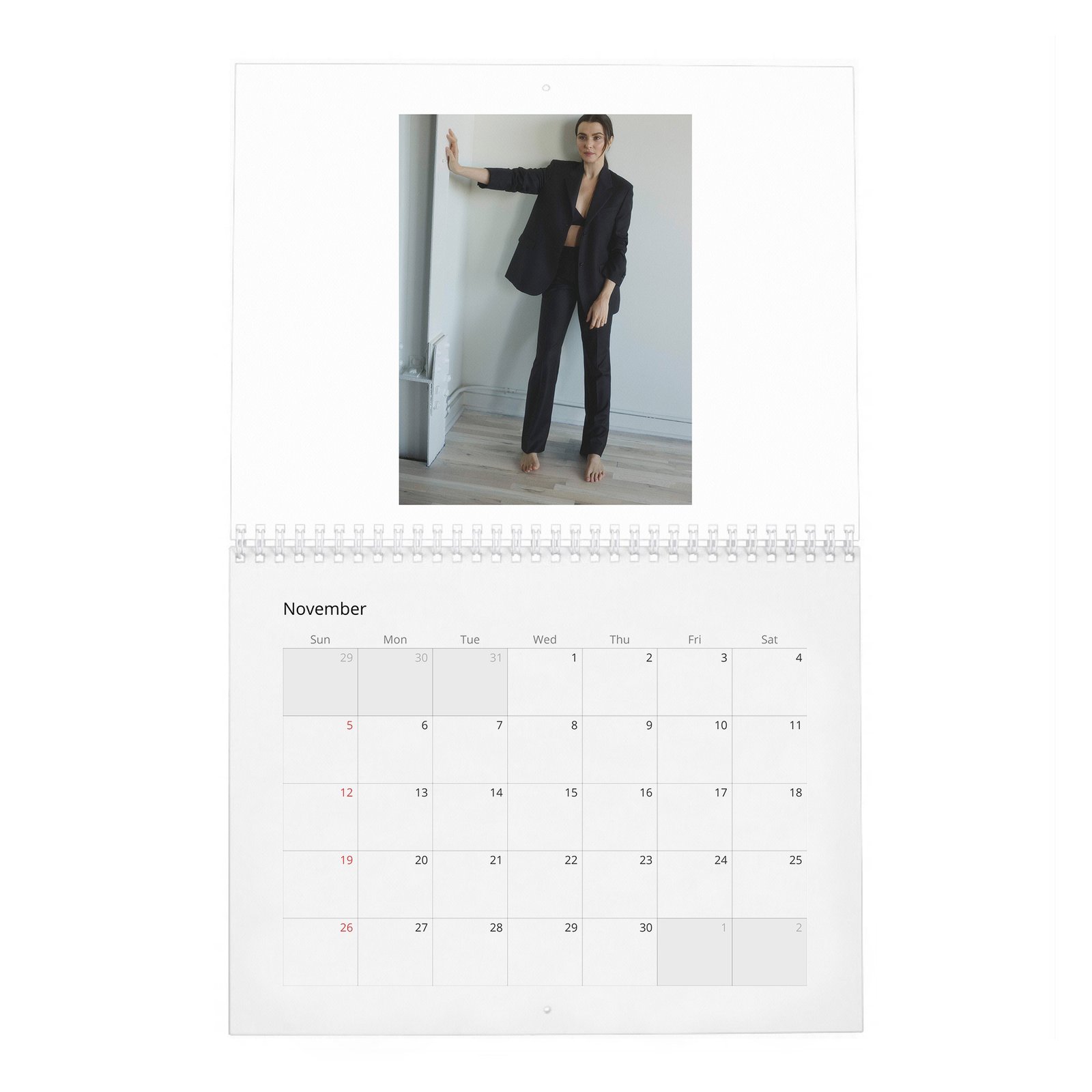 11 Rachel Weisz - Reflections 2027 Wall Calendar