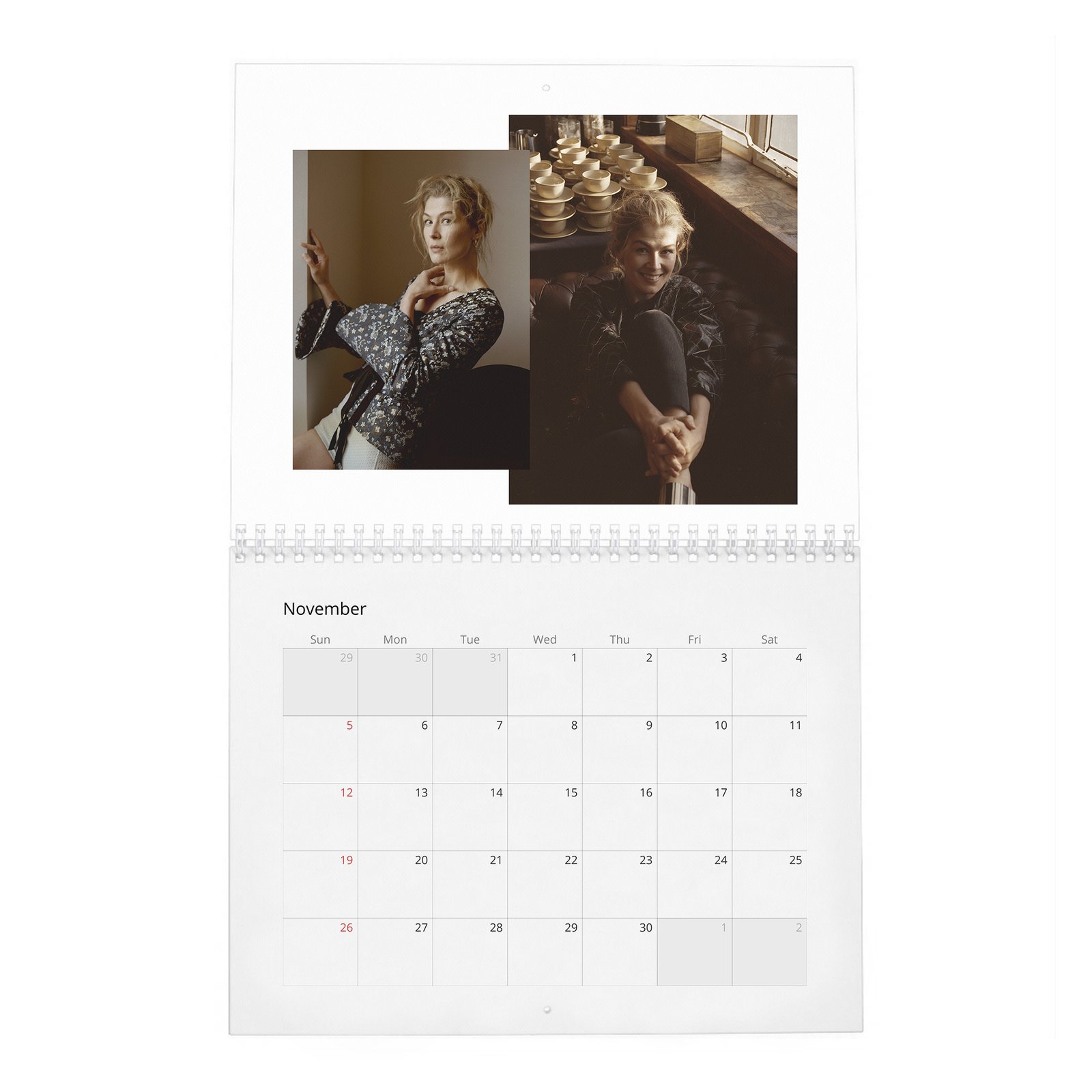 11 Rosamund Pike - Flaunt 2027 Wall Calendar