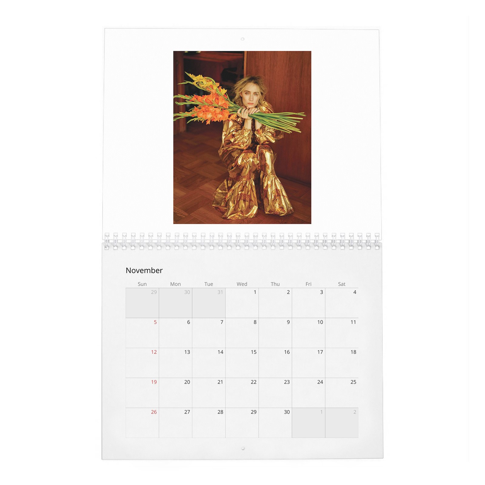 11 Saoirse Ronan - Our Newest Jo March 2027 Wall Calendar