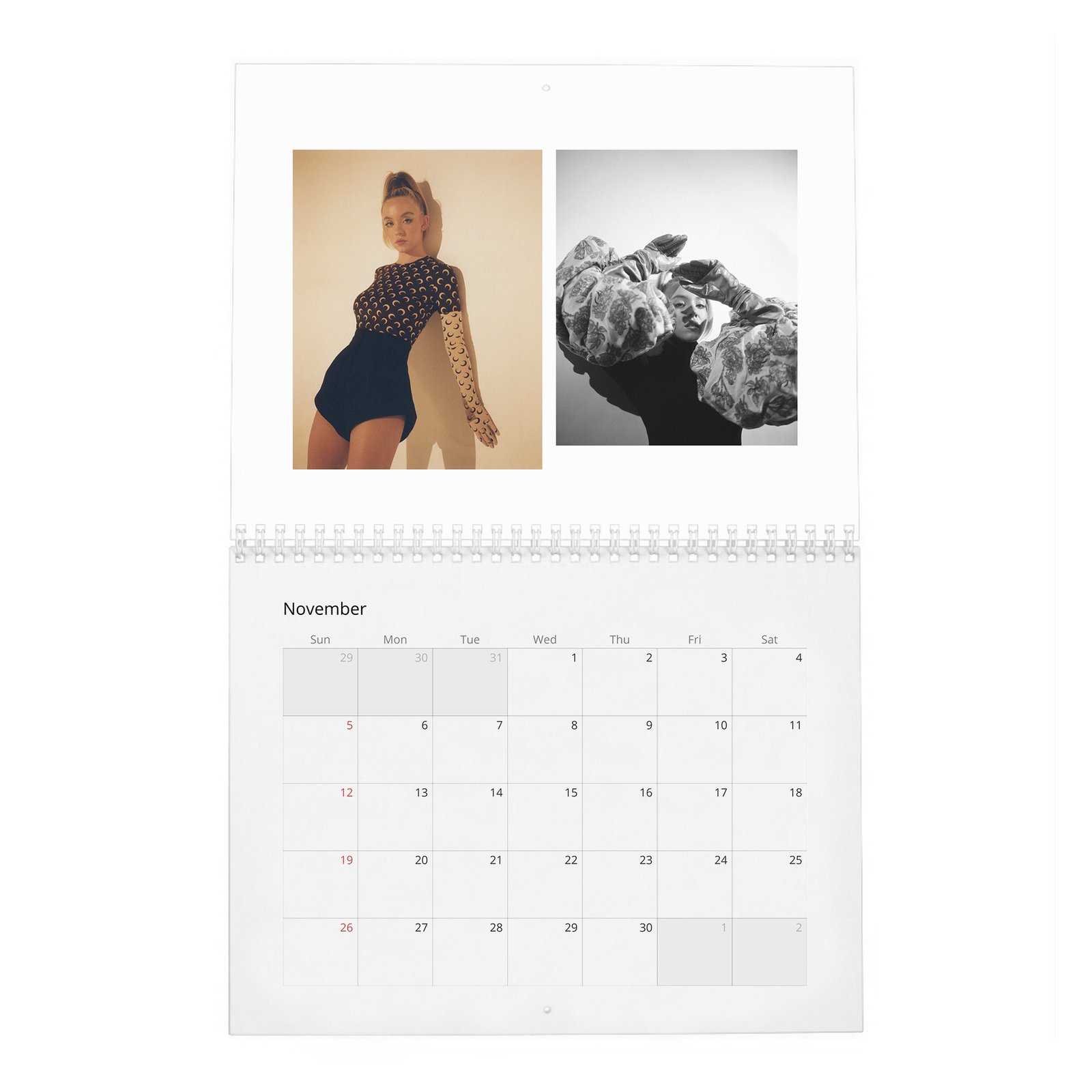 11 Sydney Sweeney - Content 2027 Wall Calendar
