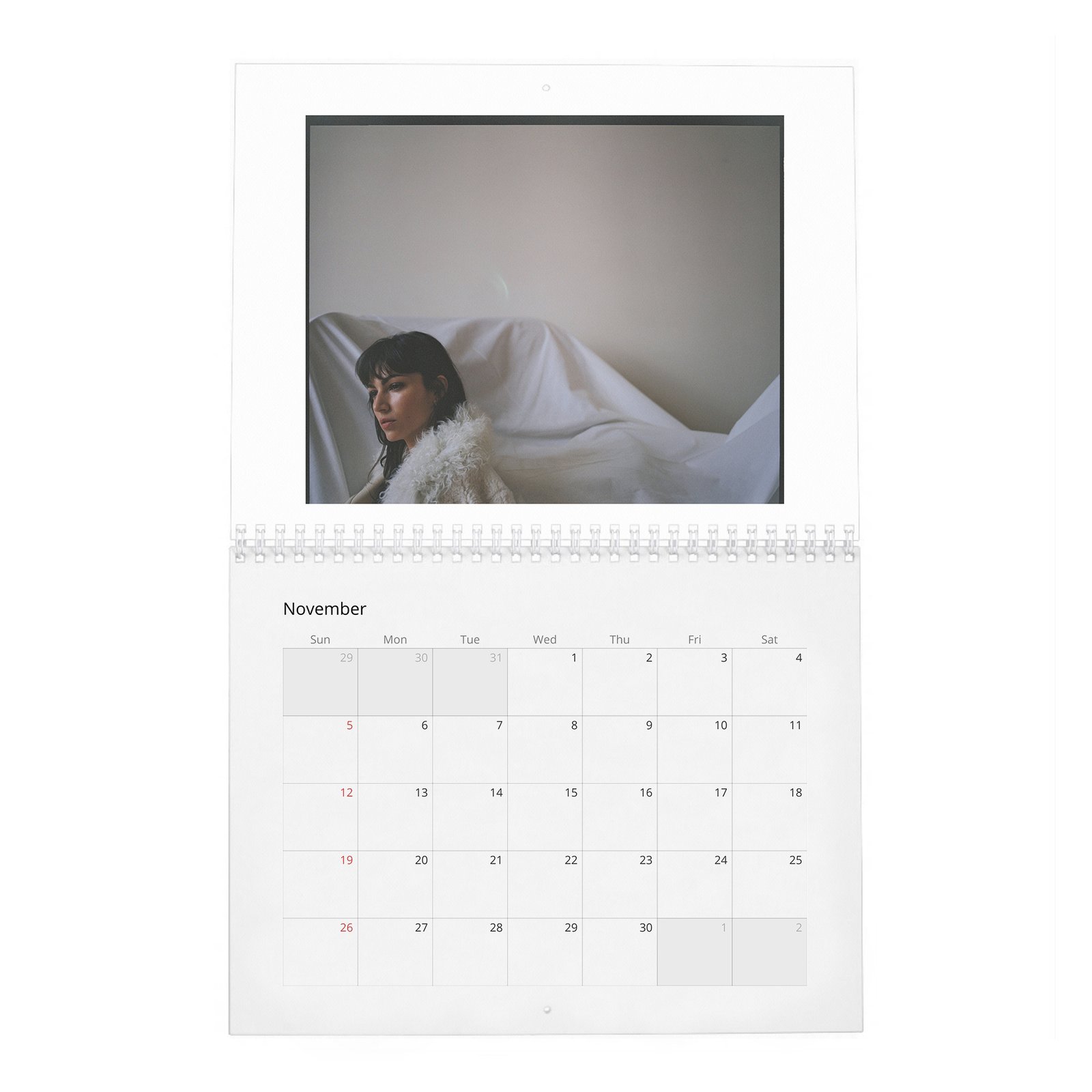 11 Ursula Corbero - Laterals 2027 Wall Calendar