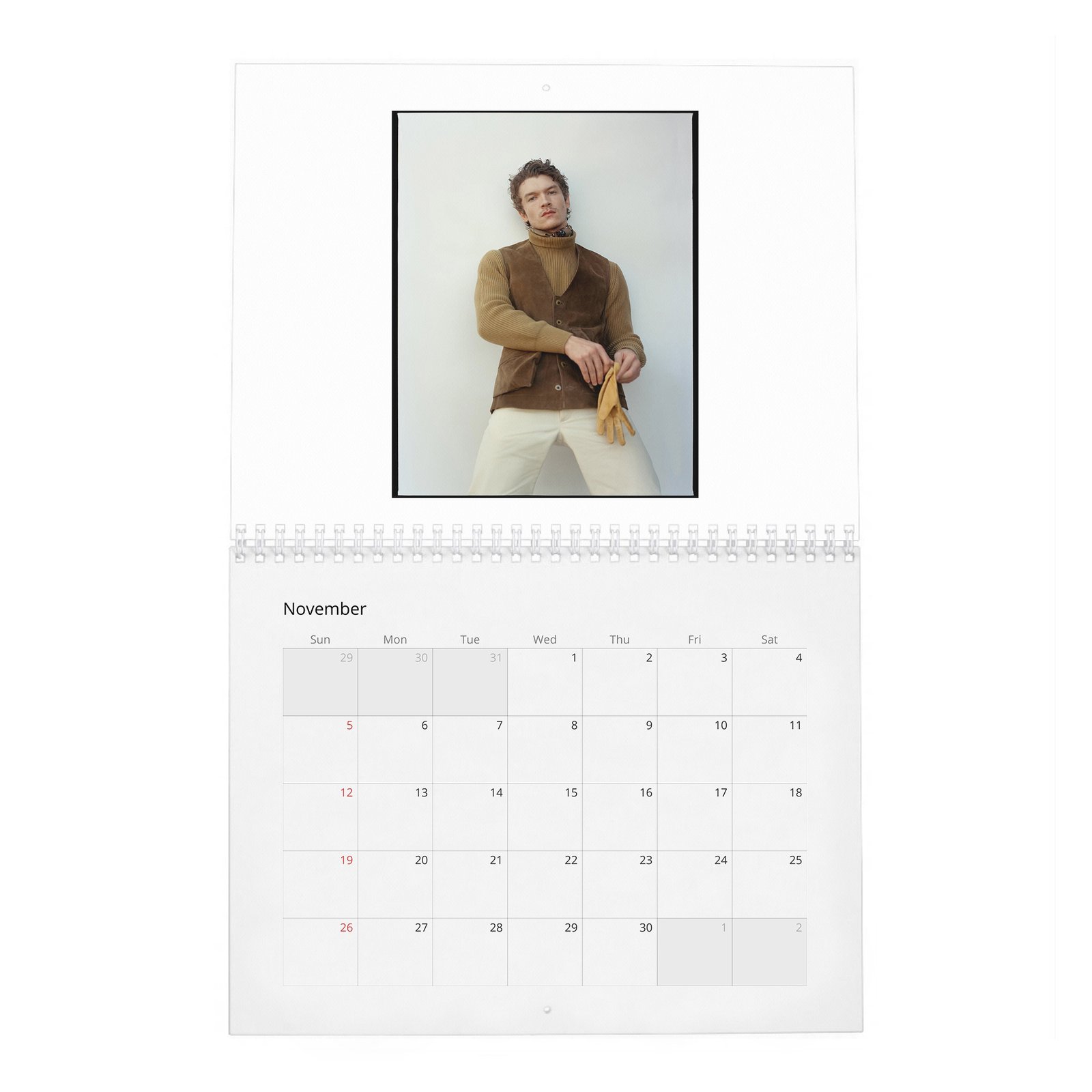 11 Connor Storrie - The Portrait Of A Star 2027 Wall Calendar