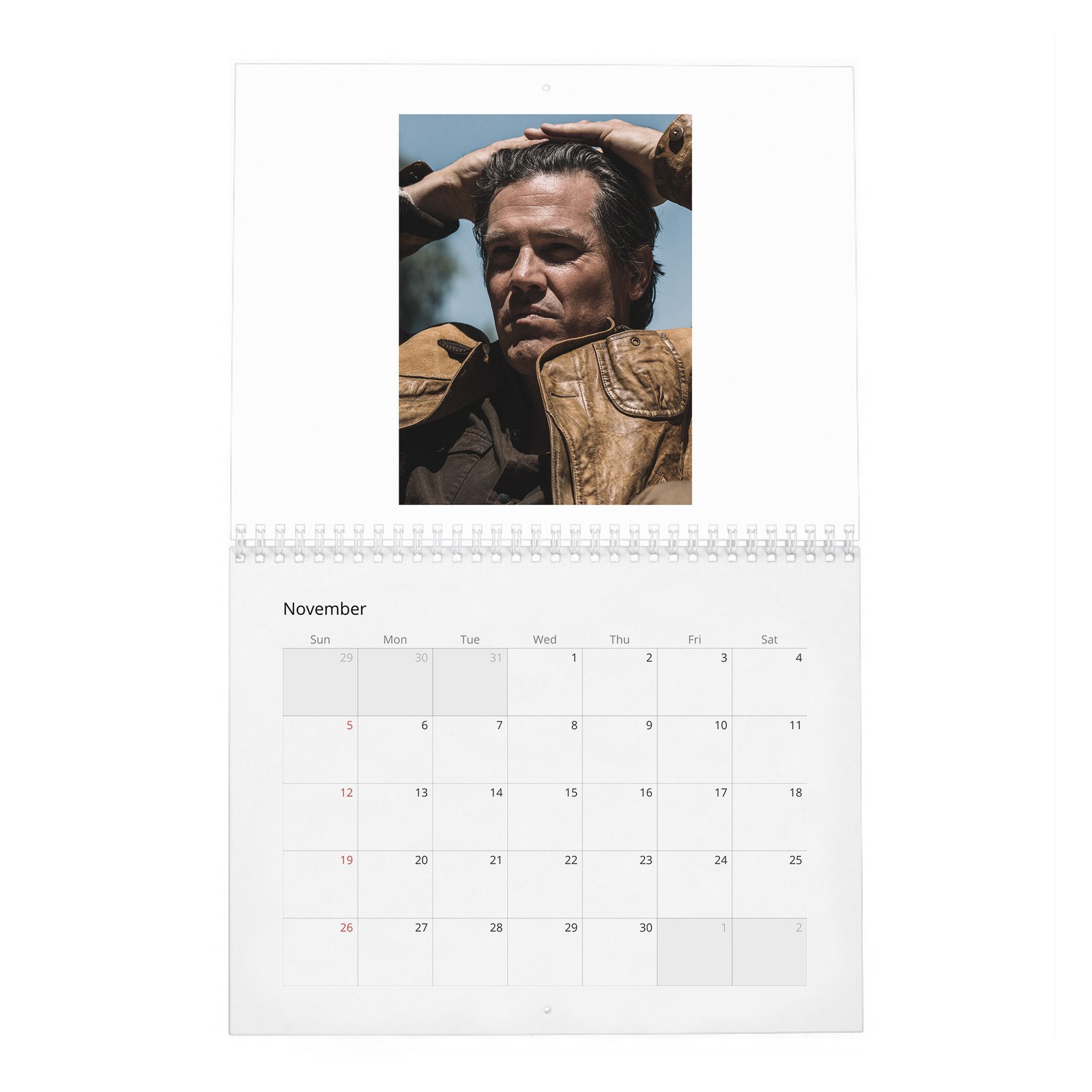 11 Josh Brolin - Man Of The World 2027 Wall Calendar