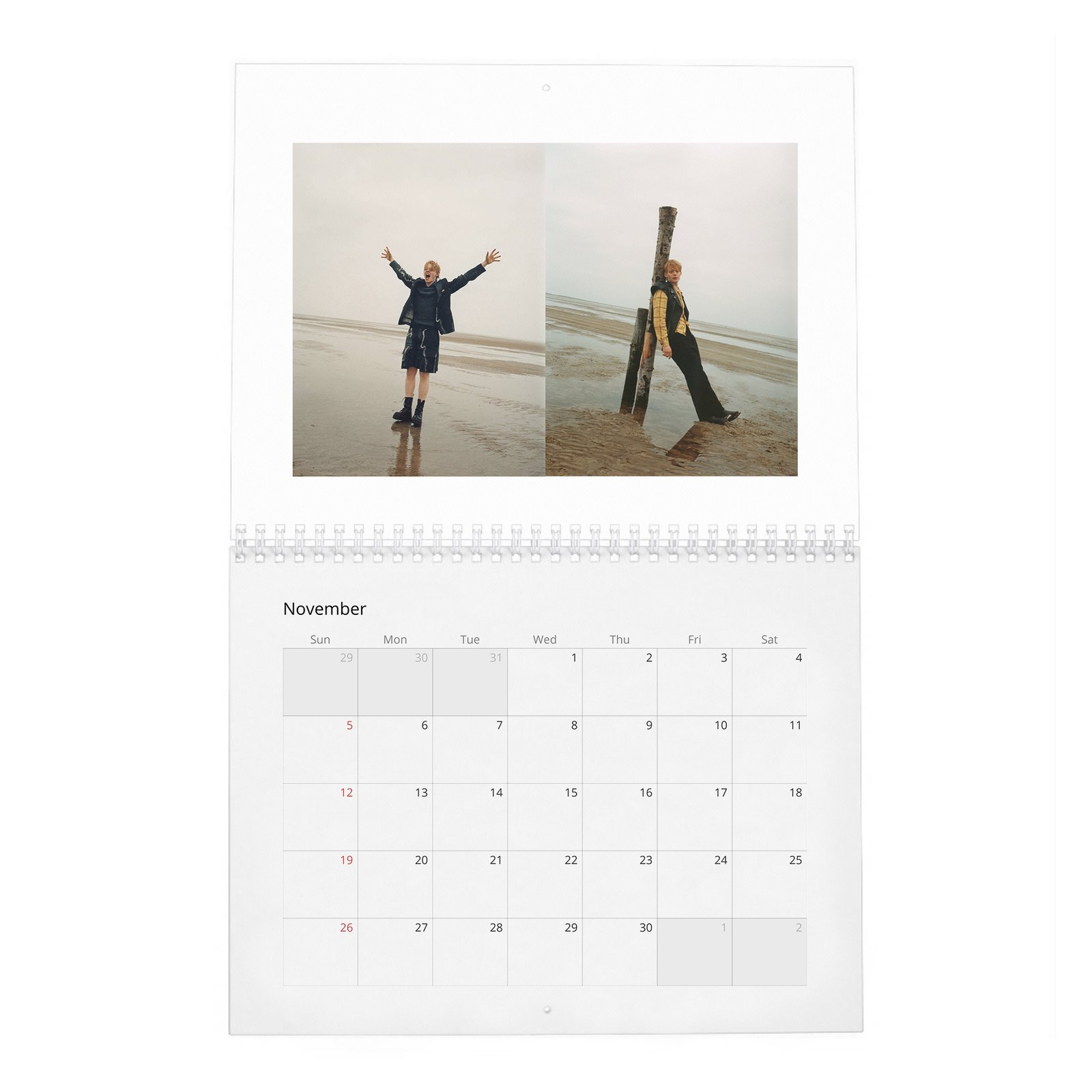 11 Lucas Lynggaard Tonnesen - Setting Sail 2027 Wall Calendar