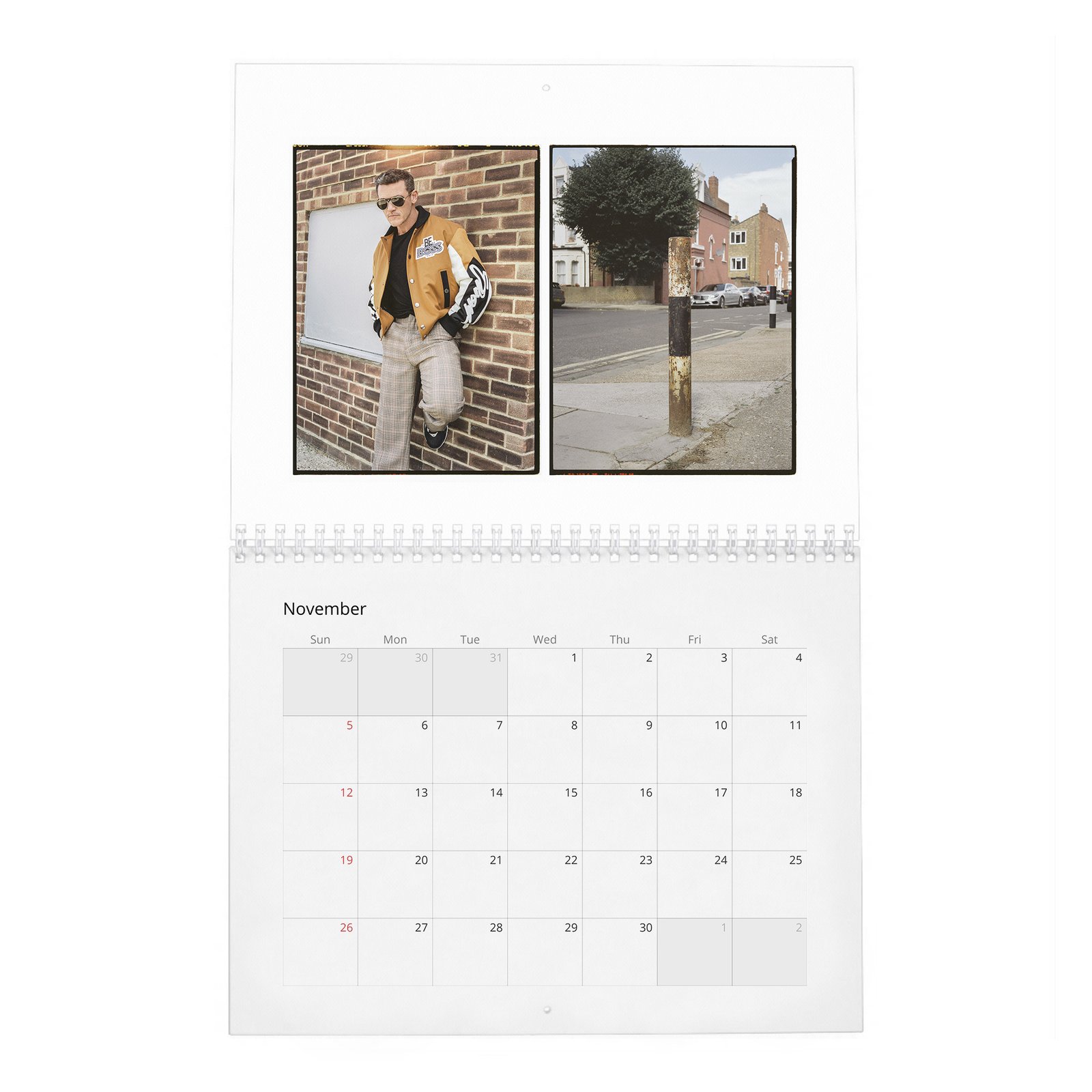 11 Luke Evans - In Conversation 2027 Wall Calendar