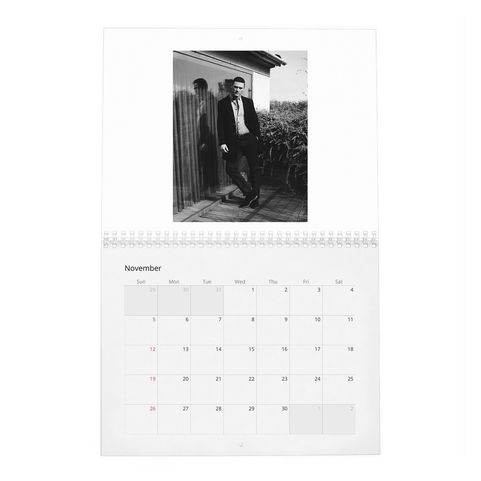 11 Luke Evans - The Go-To Guy 2027 Wall Calendar