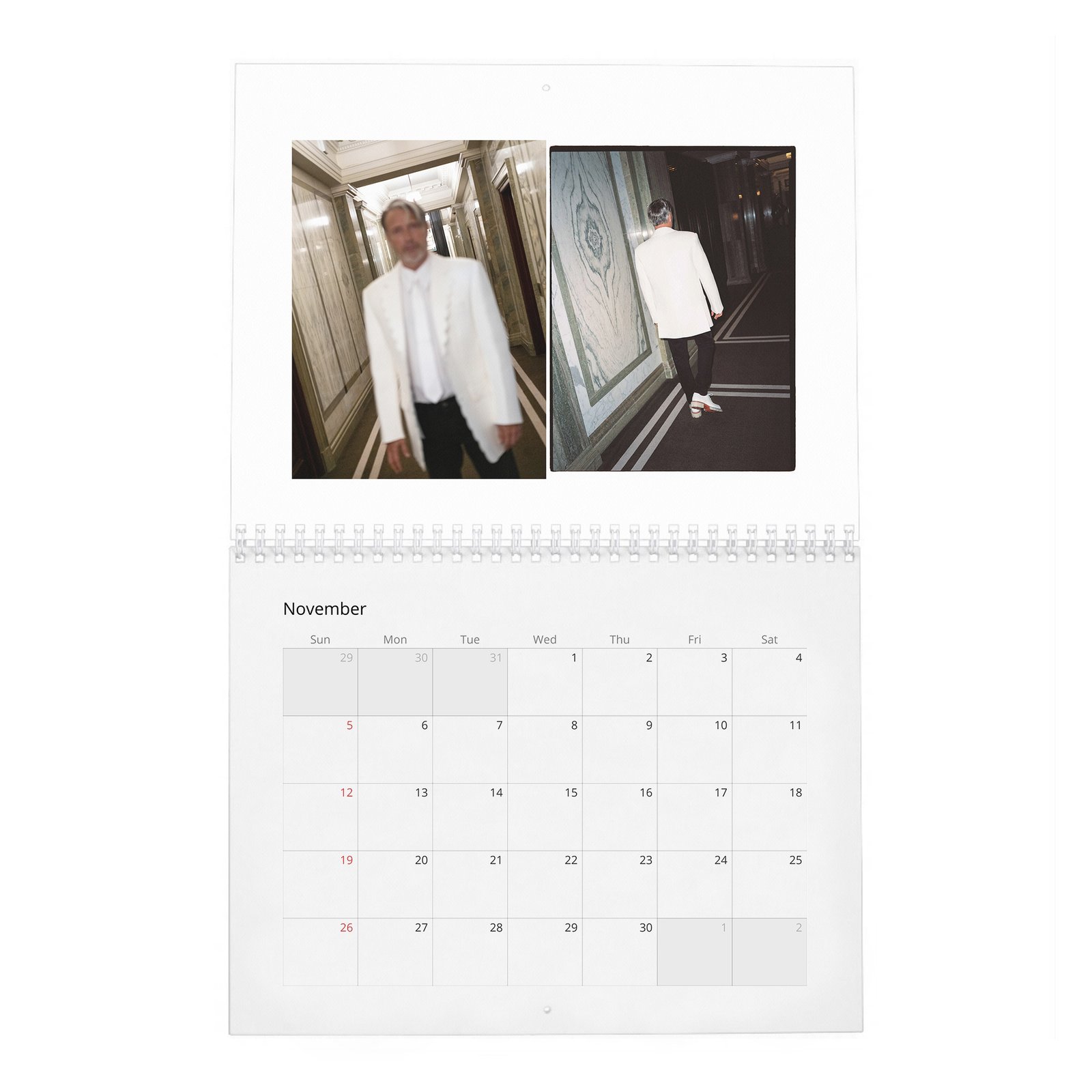 11 Mads Mikkelsen - Mads Uncensored 2027 Wall Calendar