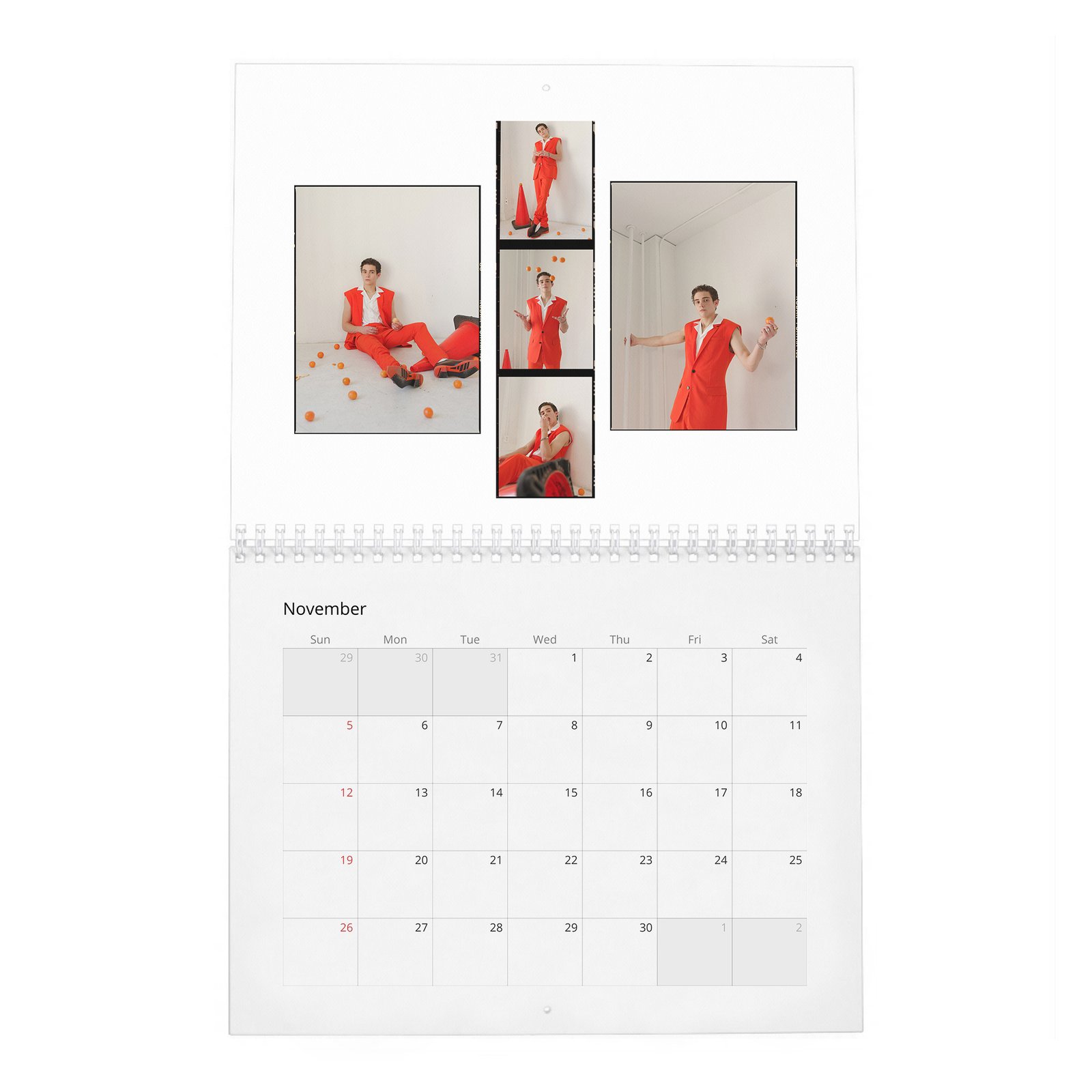 Joshua Basshett - Flaunt 2027 Wall Calendar