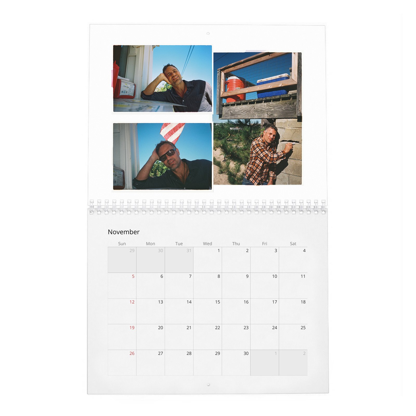 11 Mark Ruffalo - So It Goes 2027 Wall Calendar