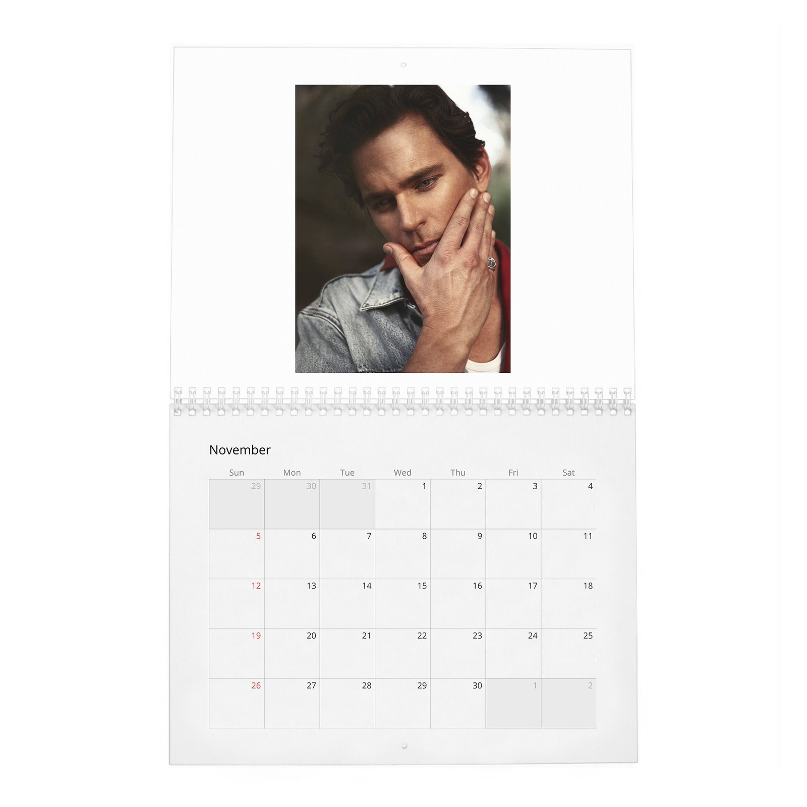 Matt Bomer - Let's Hear It For The Boys 2027 Wall Calendar