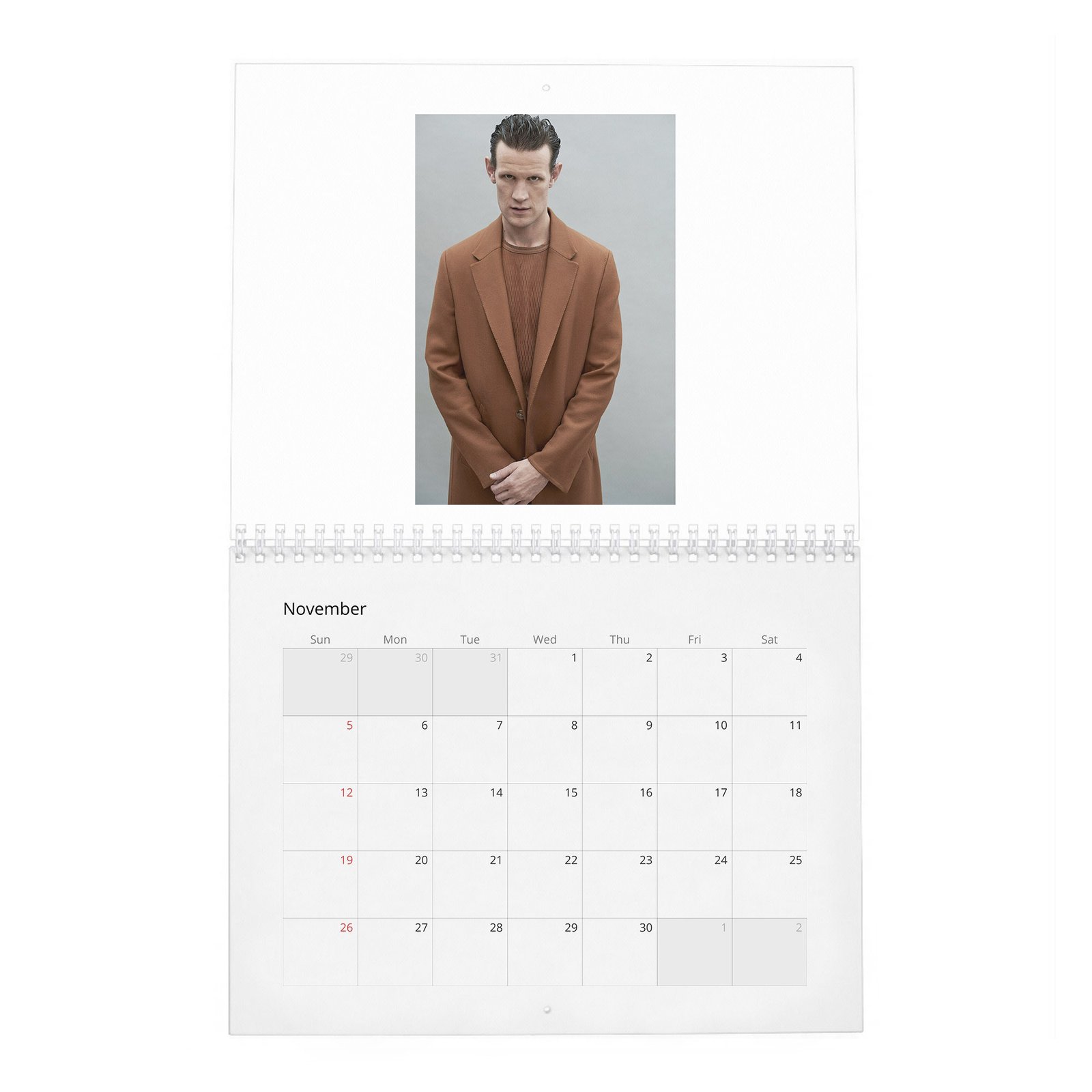 Matt Smith - Zoo 2027 Wall Calendar