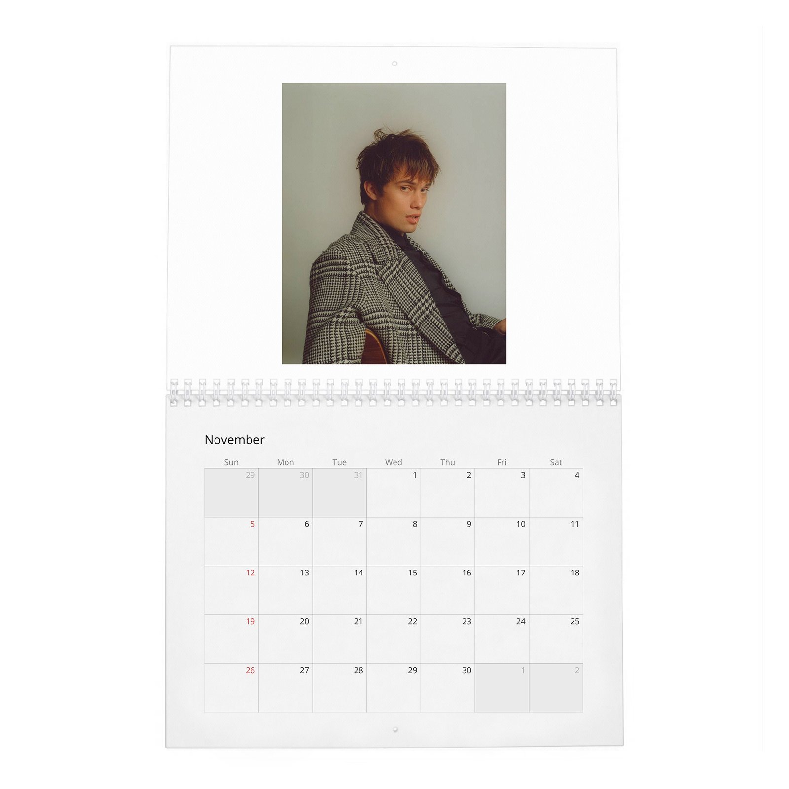 11 Nicholas Galitzine - In Conversation 2027 Wall Calendar