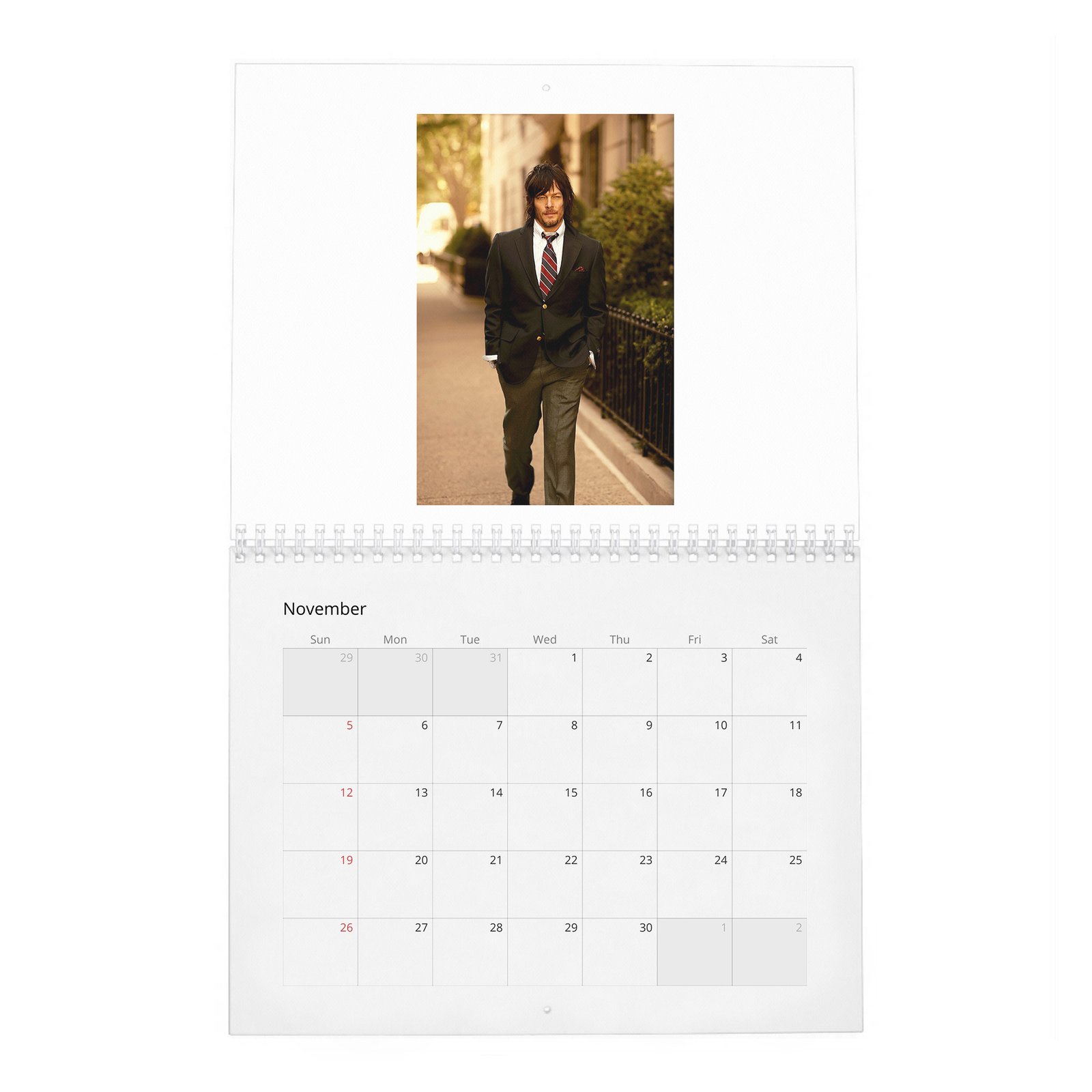 Norman Reedus - New York Rhapsody 2027 Wall Calendar
