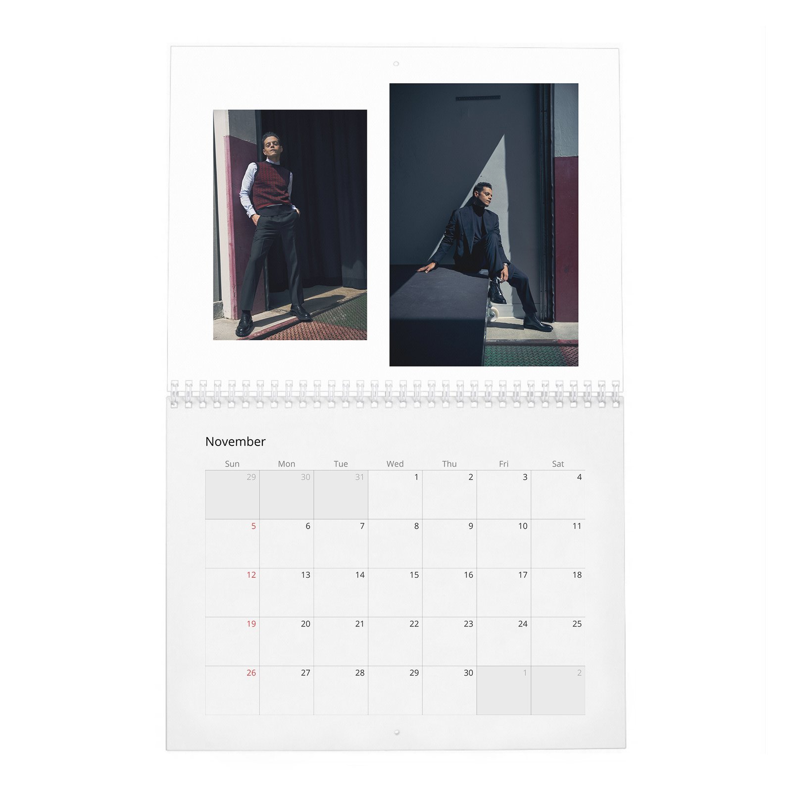 Rami Malek - No Matter What 2027 Wall Calendar
