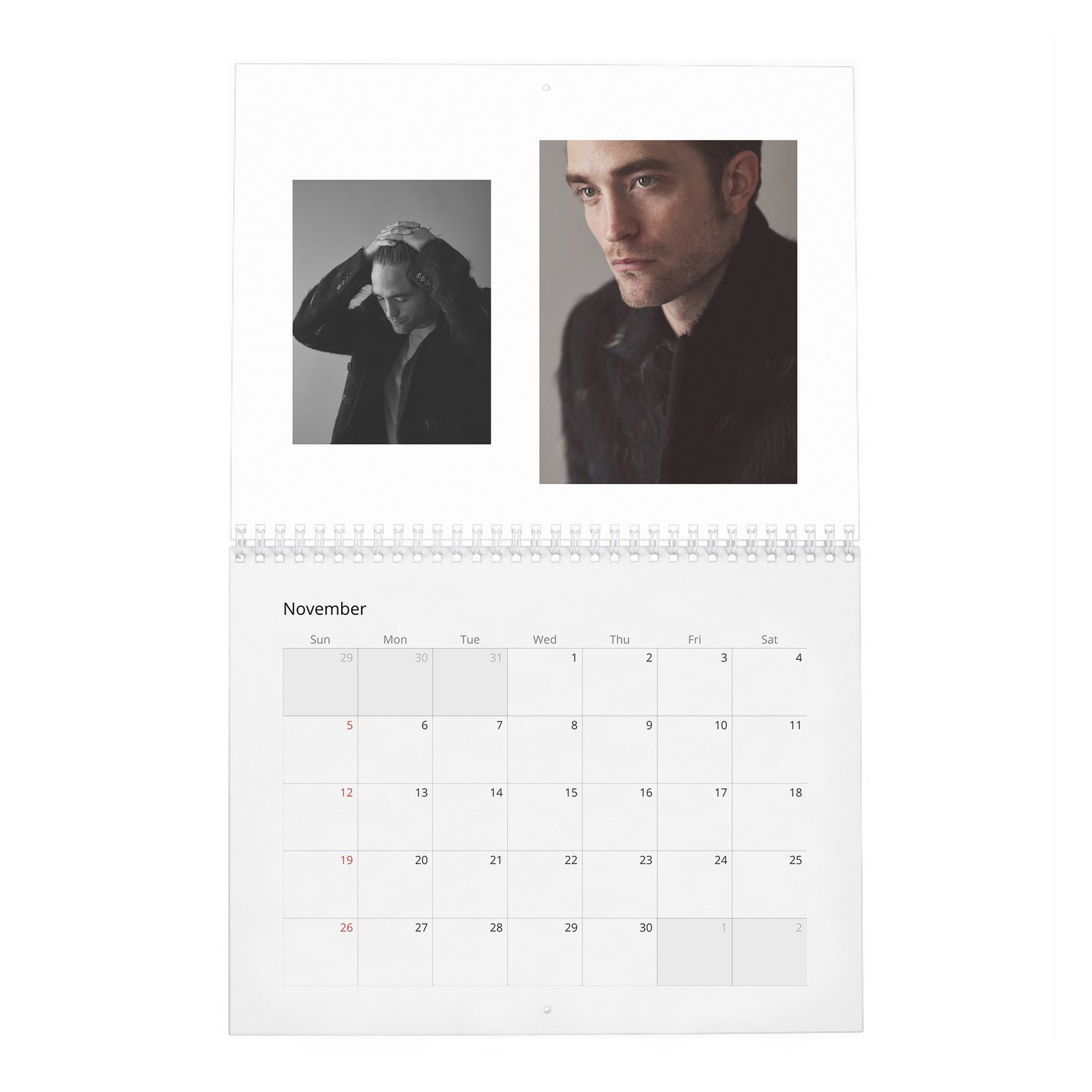 11 Robert Pattinson - Playing By His Own Rules 2027 Wall Calendar