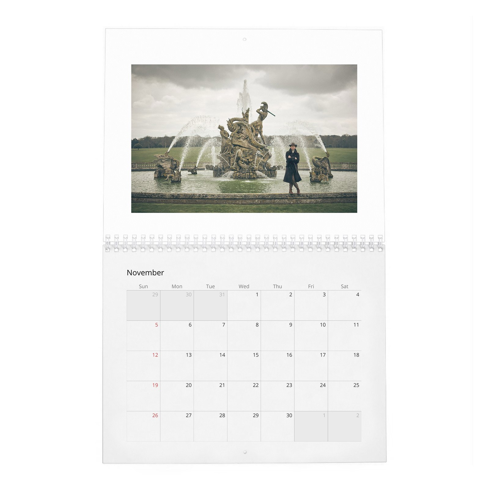 11 Sam Claflin - On The Spot 2027 Wall Calendar