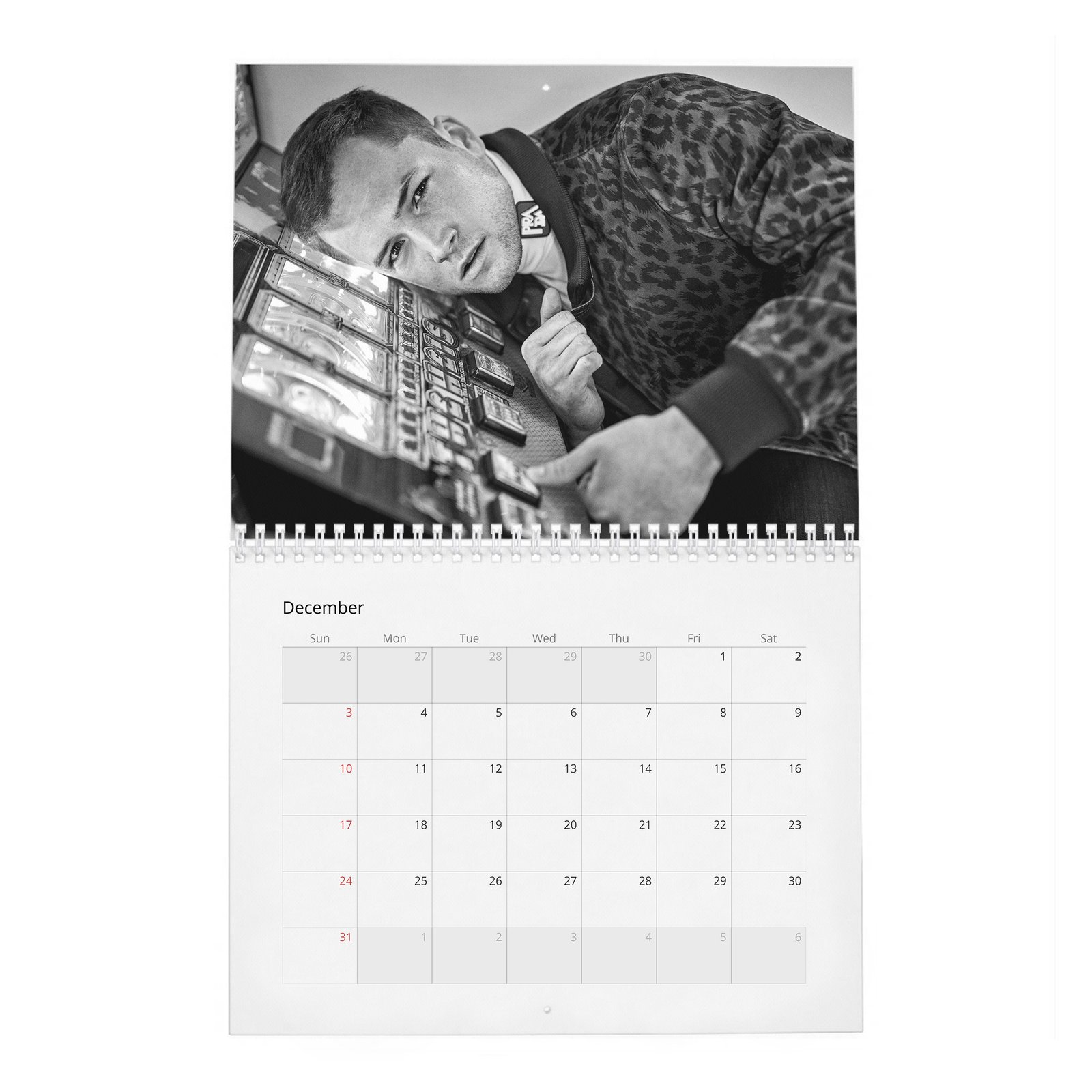 Taron Egerton - My Name Is 2027 Wall Calendar