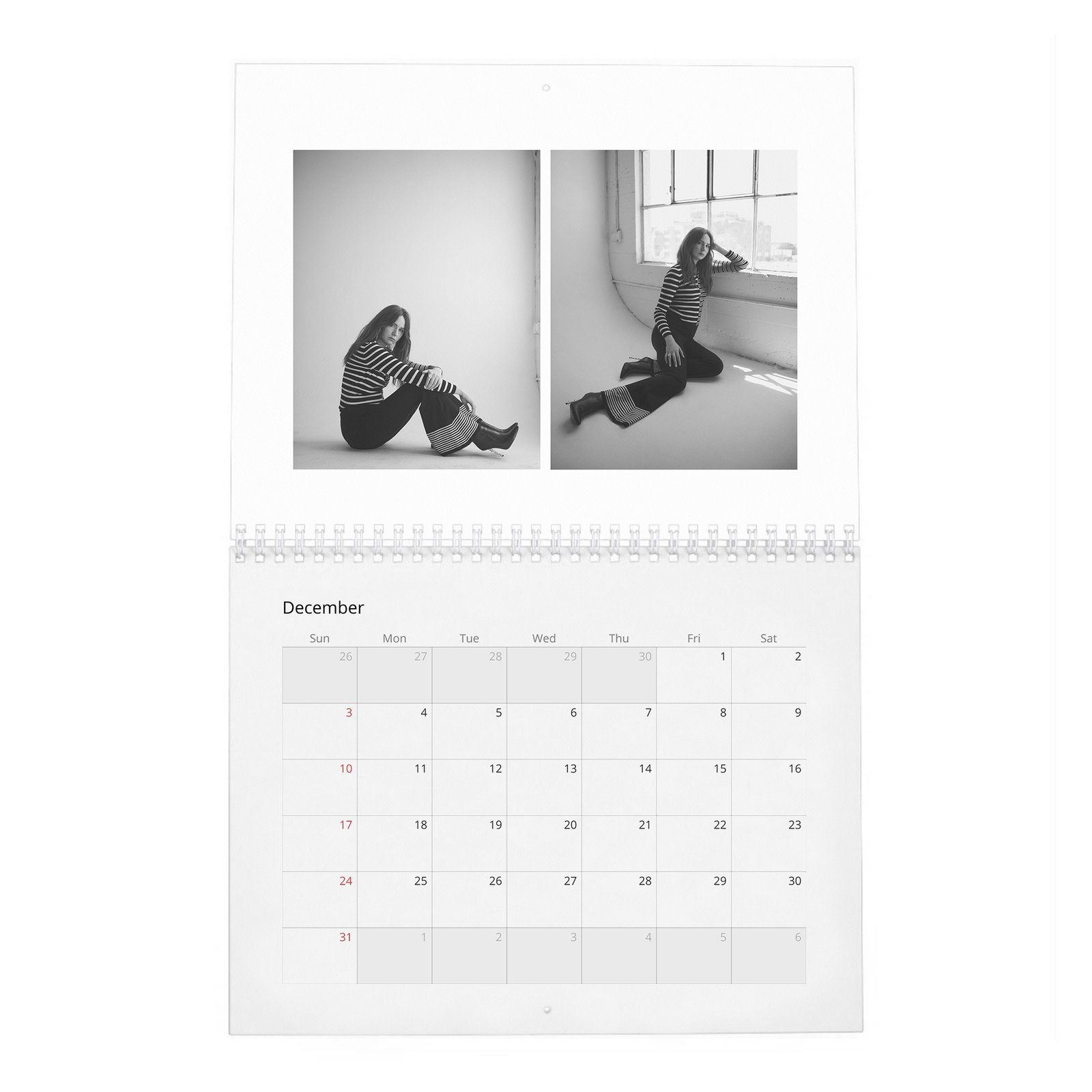 12 Karen Gillan - Comfortable Improvising 2027 Wall Calendar