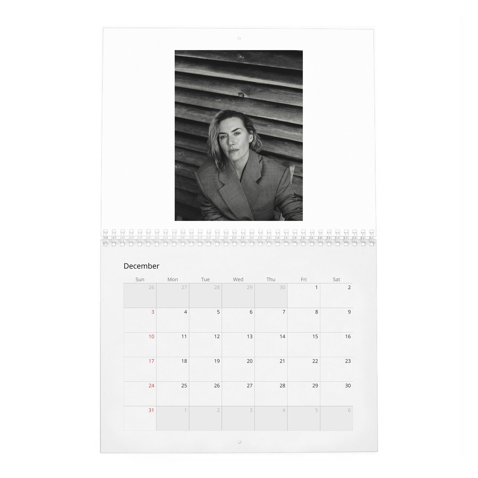 Kate Winslet - Star Power 2027 Wall Calendar