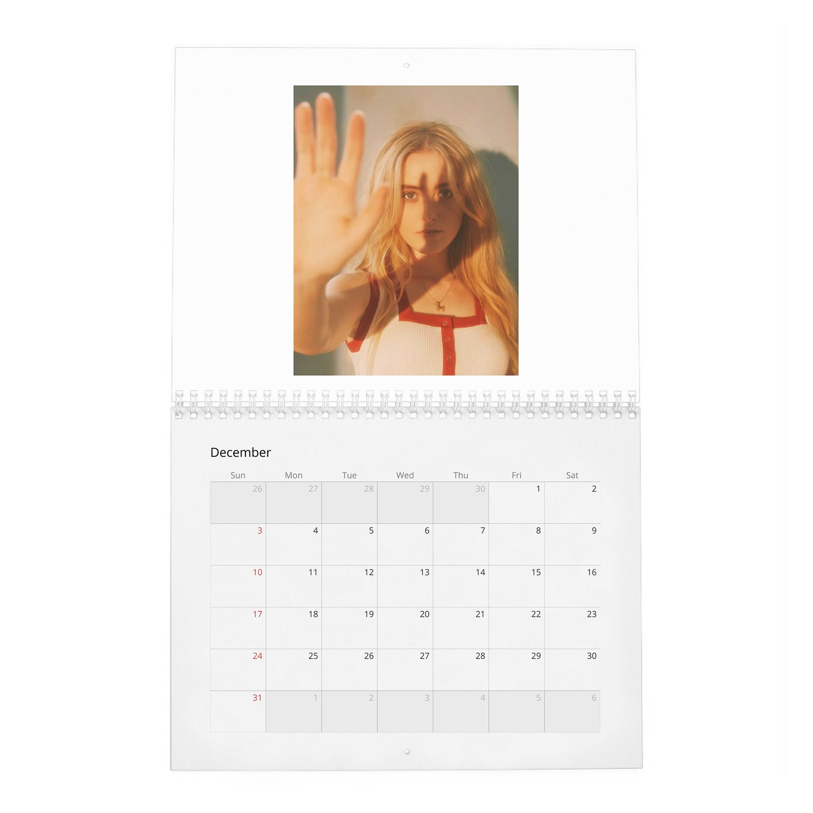 12 Kathryn Newton - Think Young, Play Hard 2027 Wall Calendar
