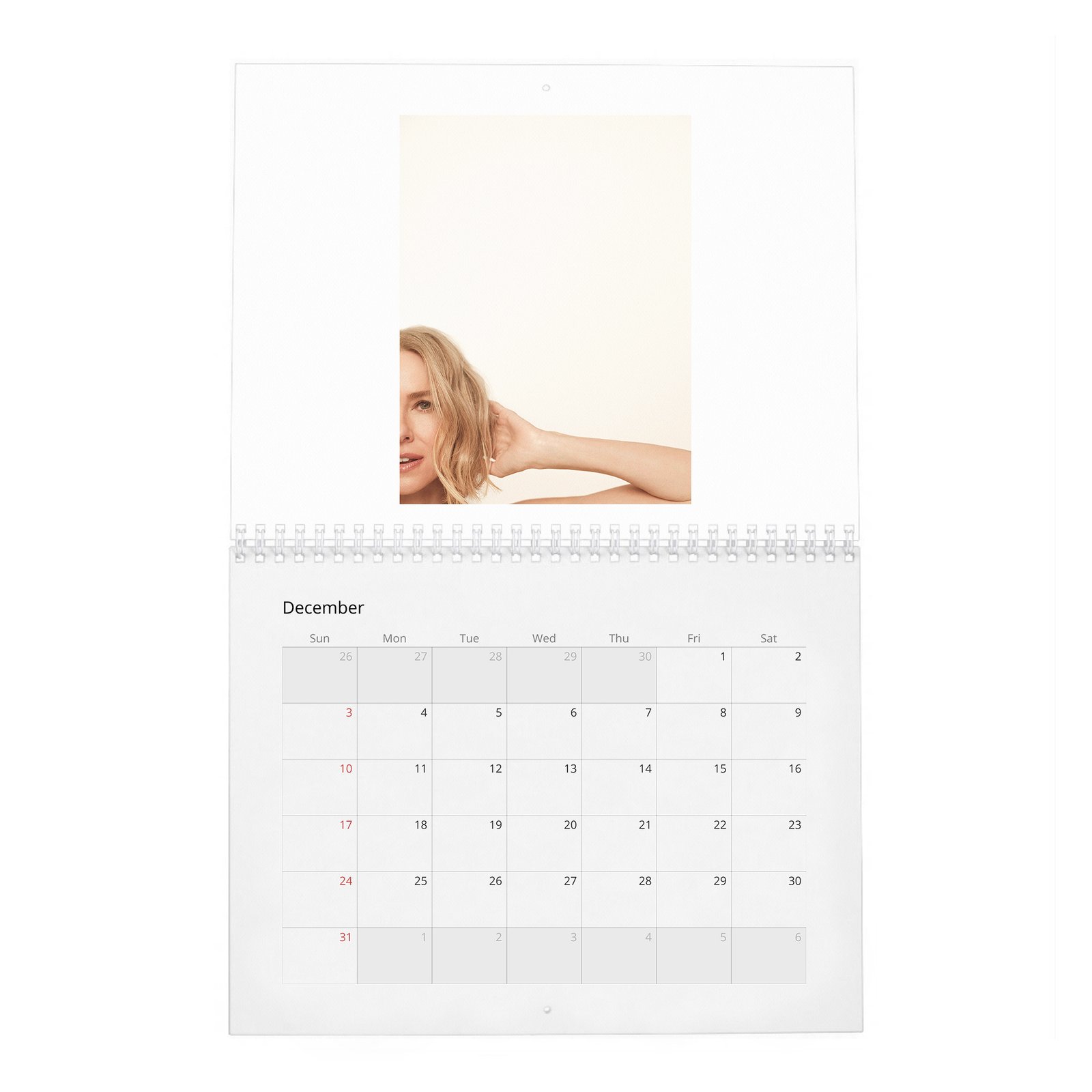 12 Naomi Watts - Breaking Taboos 2027 Wall Calendar