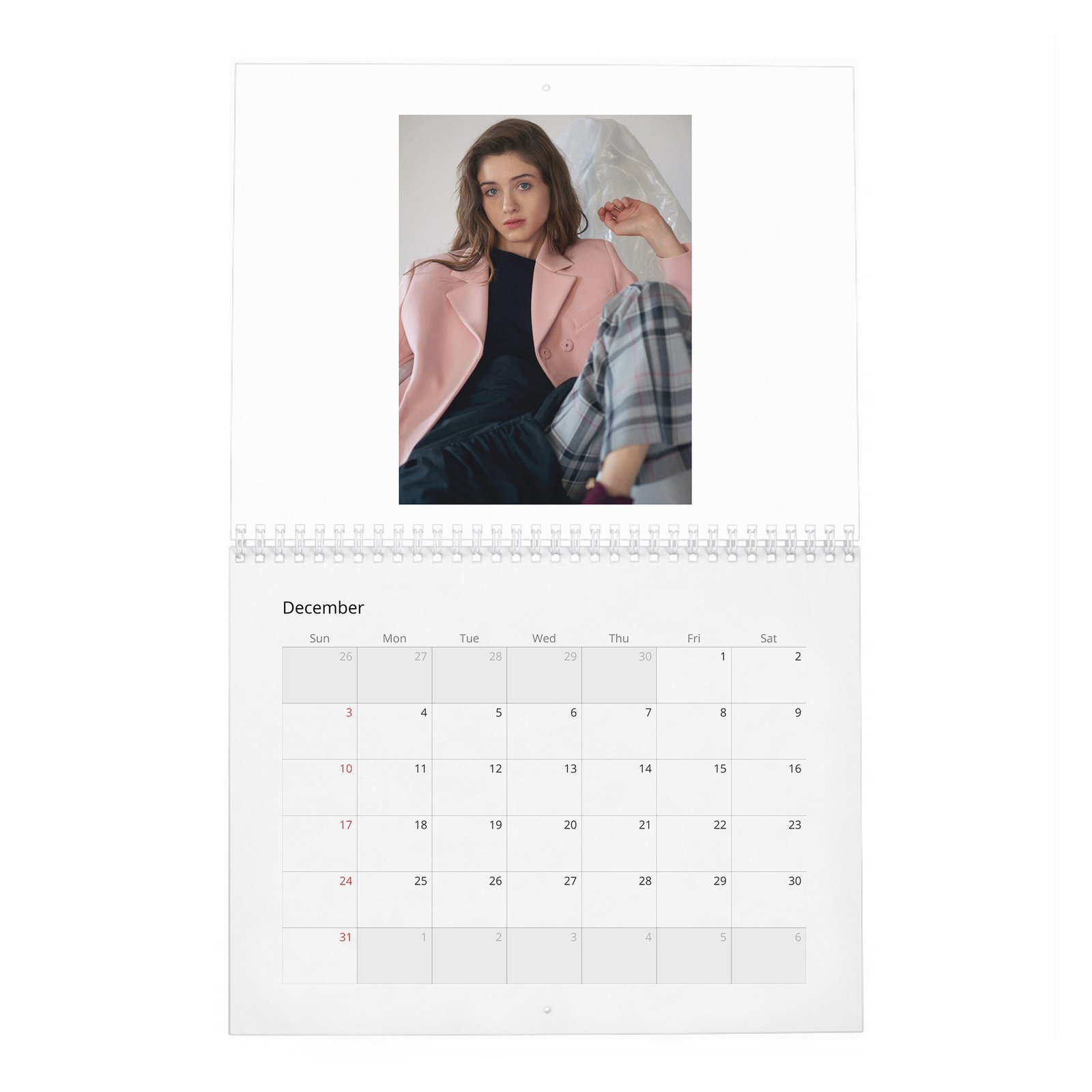 12 Natalia Dyer - Inner Child 2027 Wall Calendar