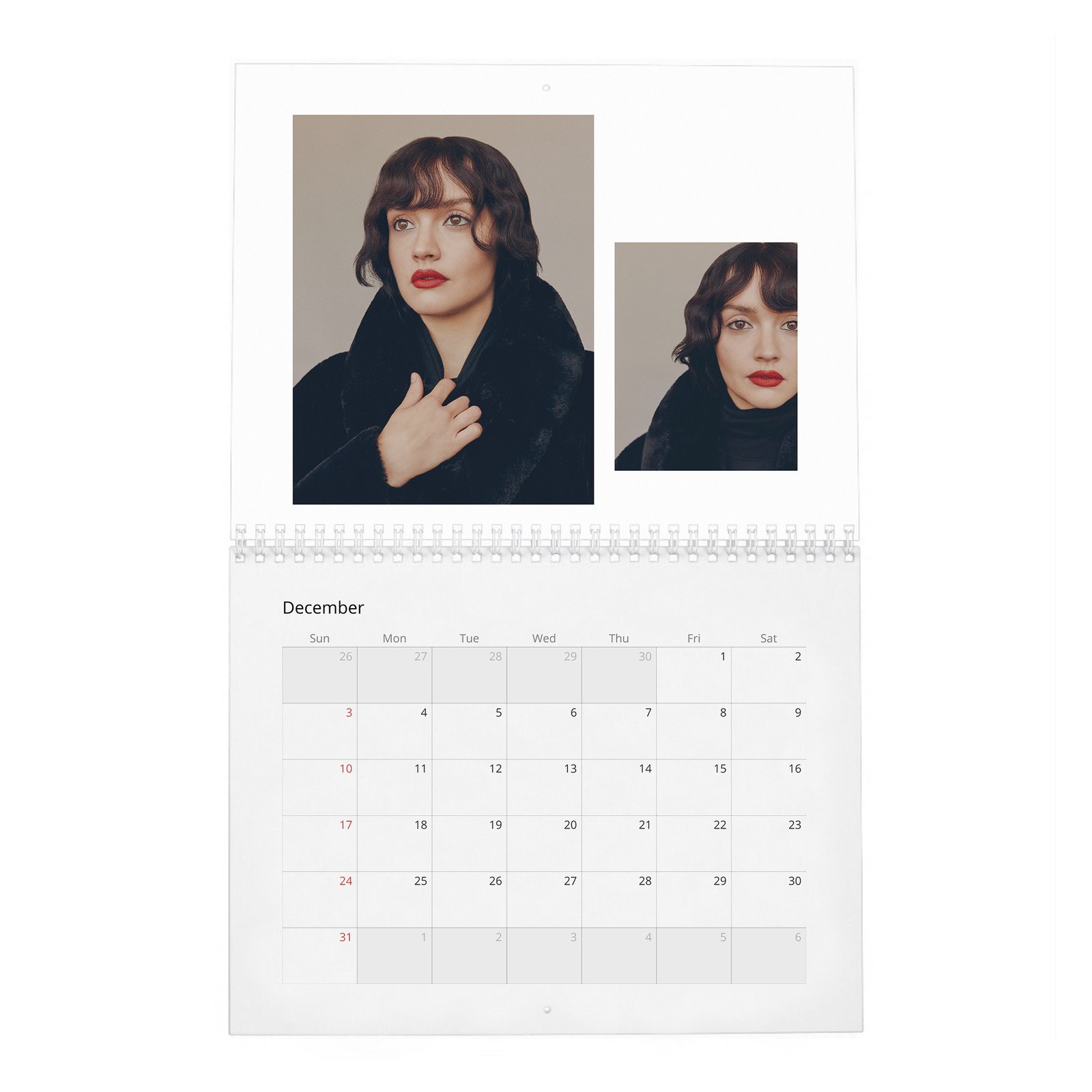 12 Olivia Cooke - Laterals 2027 Wall Calendar
