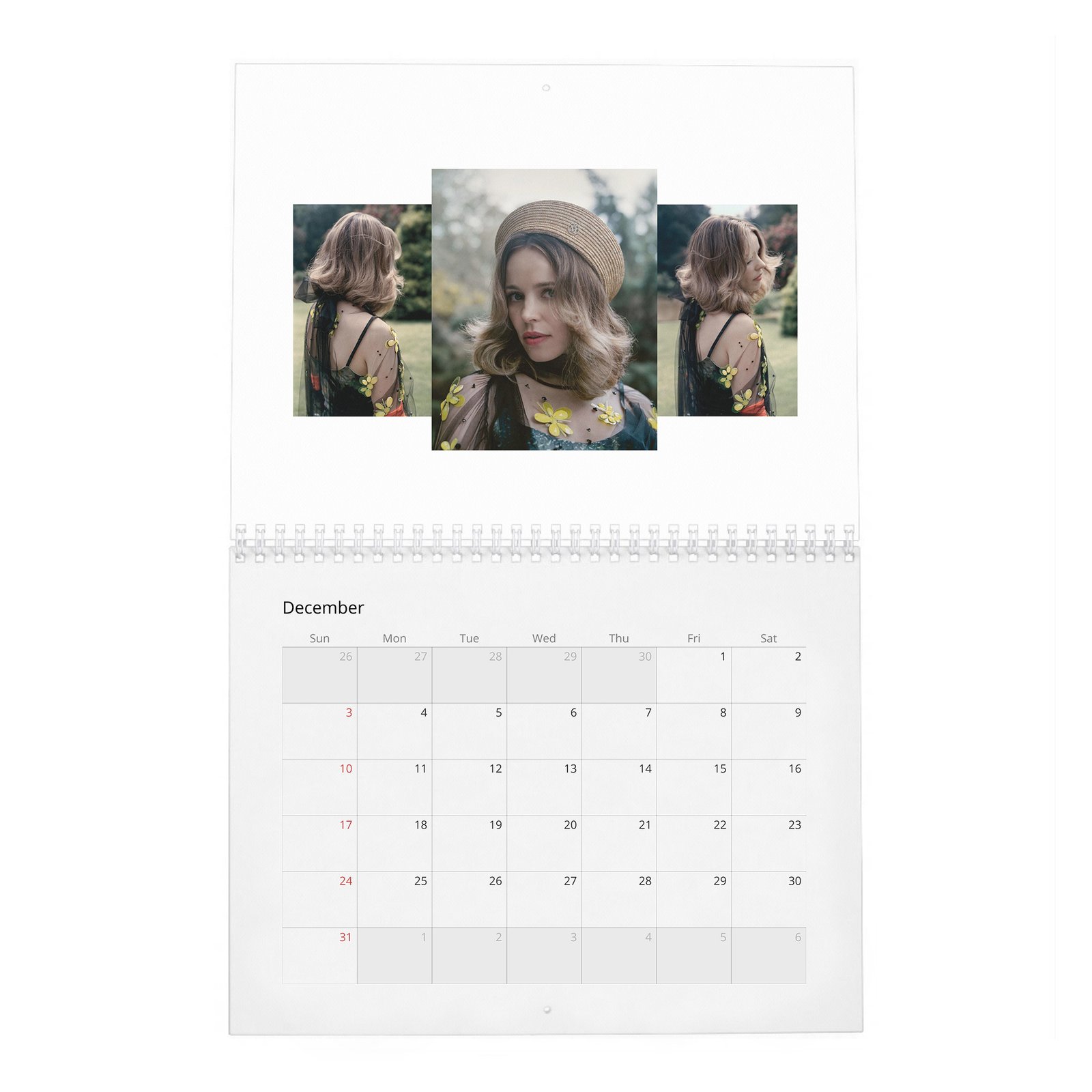 Rachel McAdams - Violet 2027 Wall Calendar