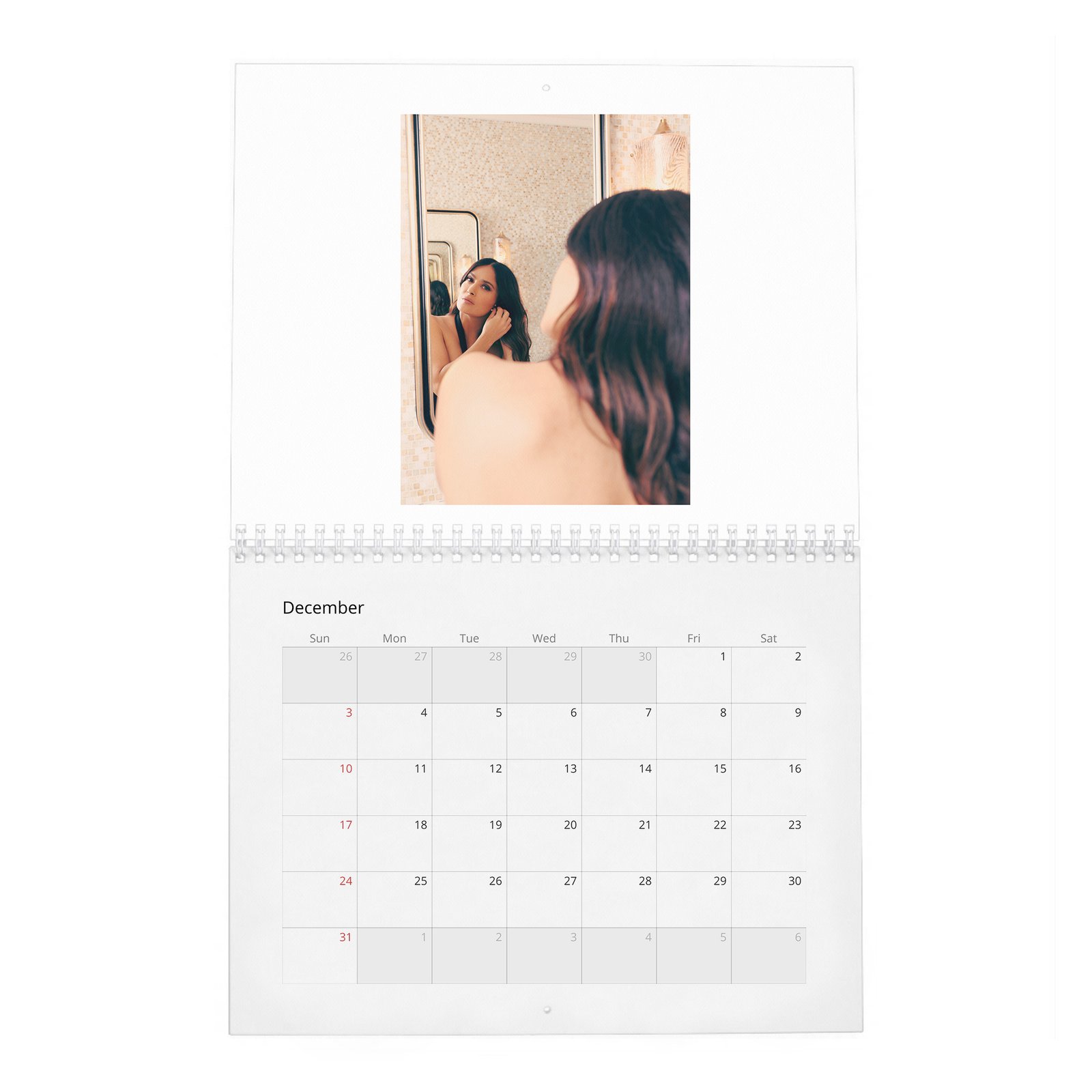 Salma Hayek - Settles In 2027 Wall Calendar