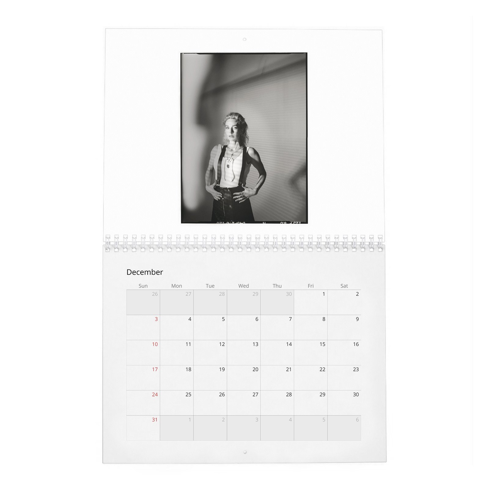 12 Vanessa Kirby - Time Is Now 2027 Wall Calendar