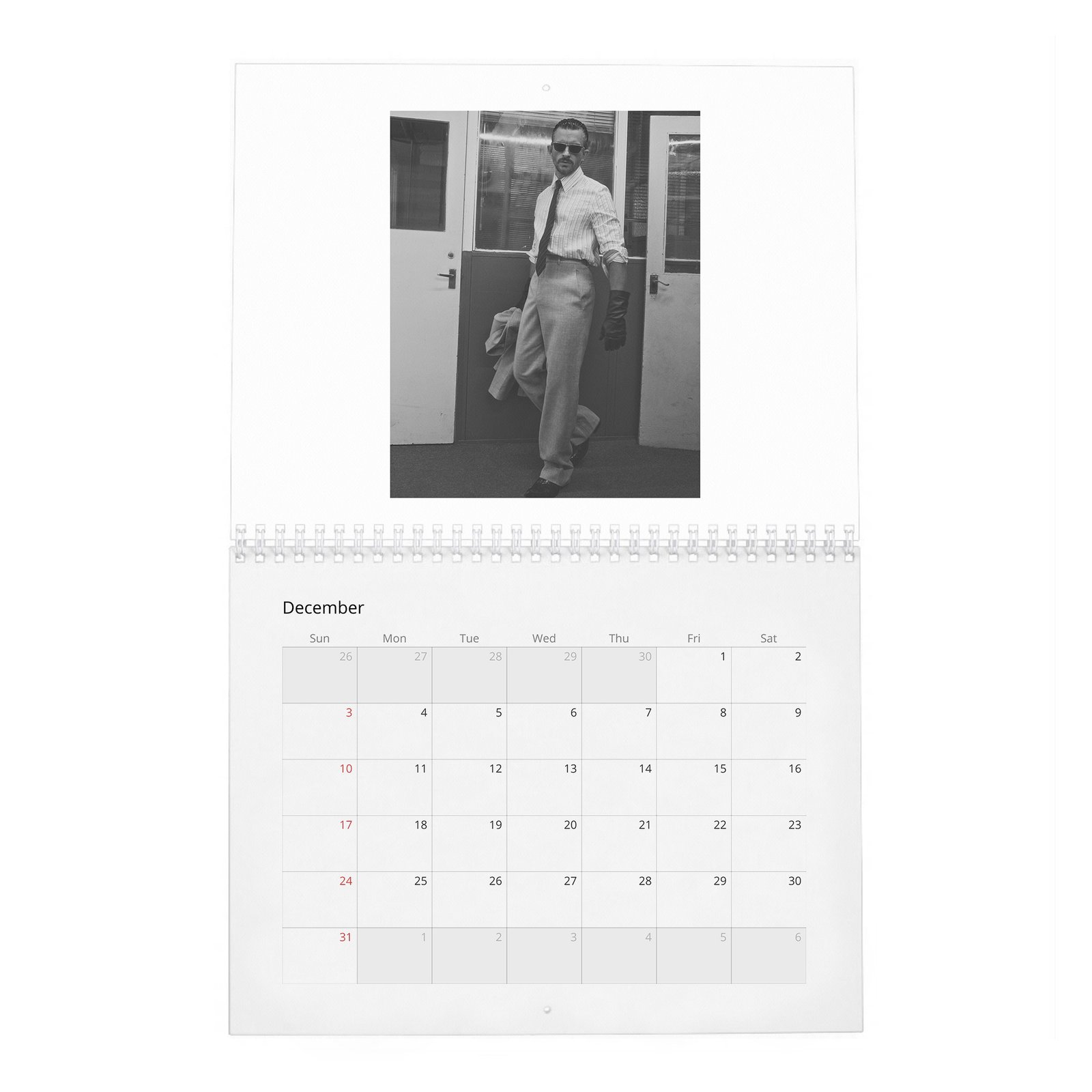 Jonathan Bailey - The Gentleman 2027 Wall Calendar