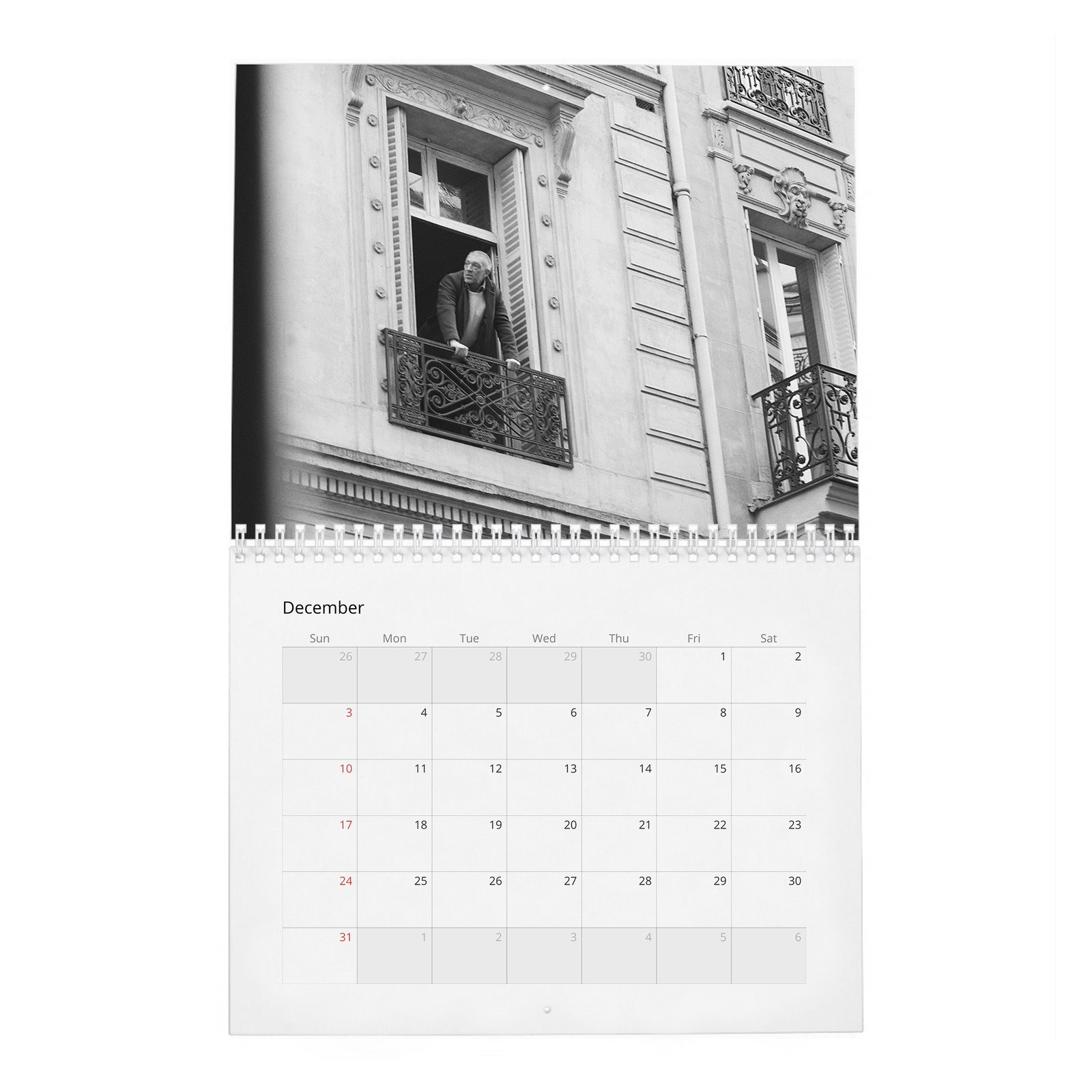 12 Vincent Cassel - Mr. Vincent Cassel 2027 Wall Calendar