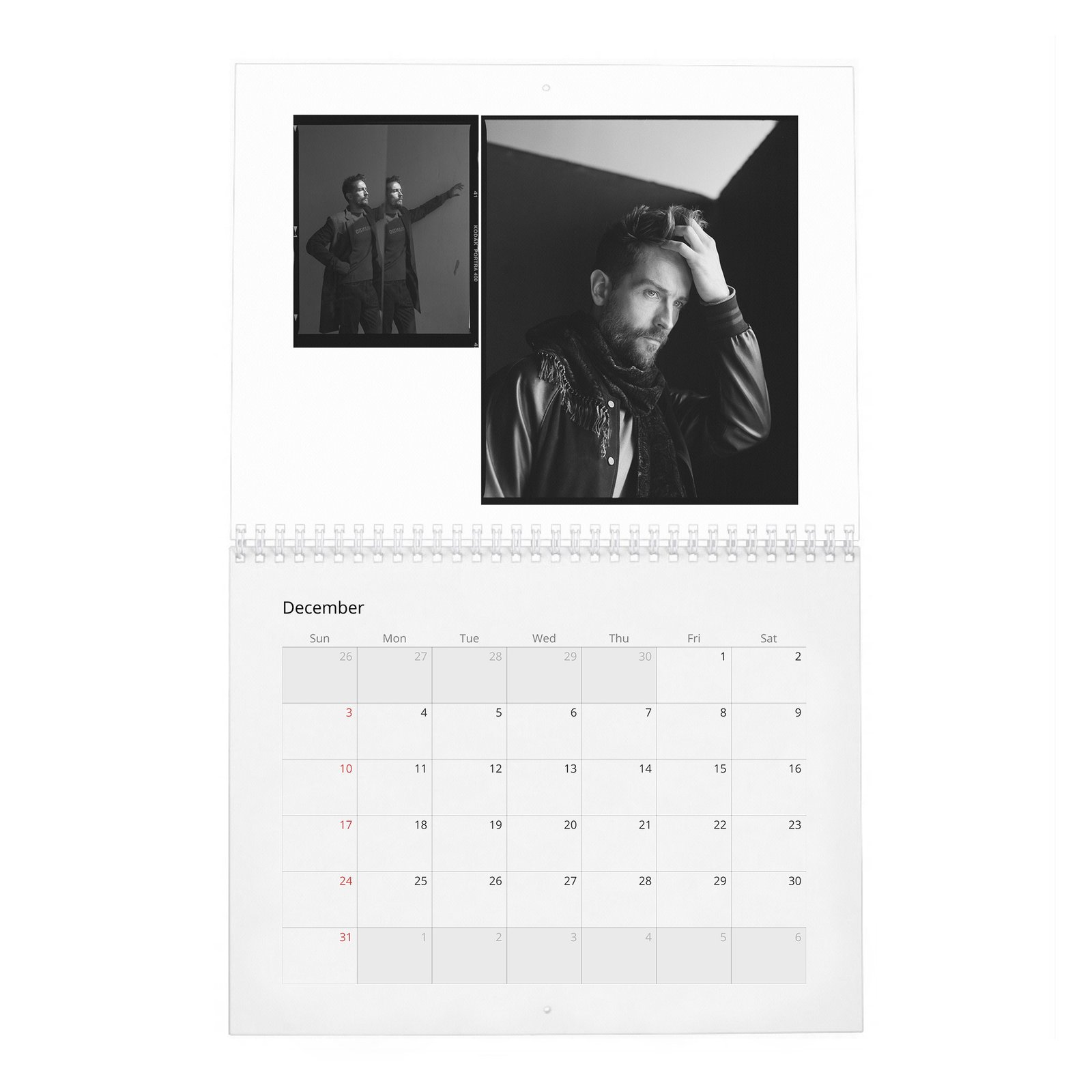 12 Tom Mison - Laterals 2027 Wall Calendar