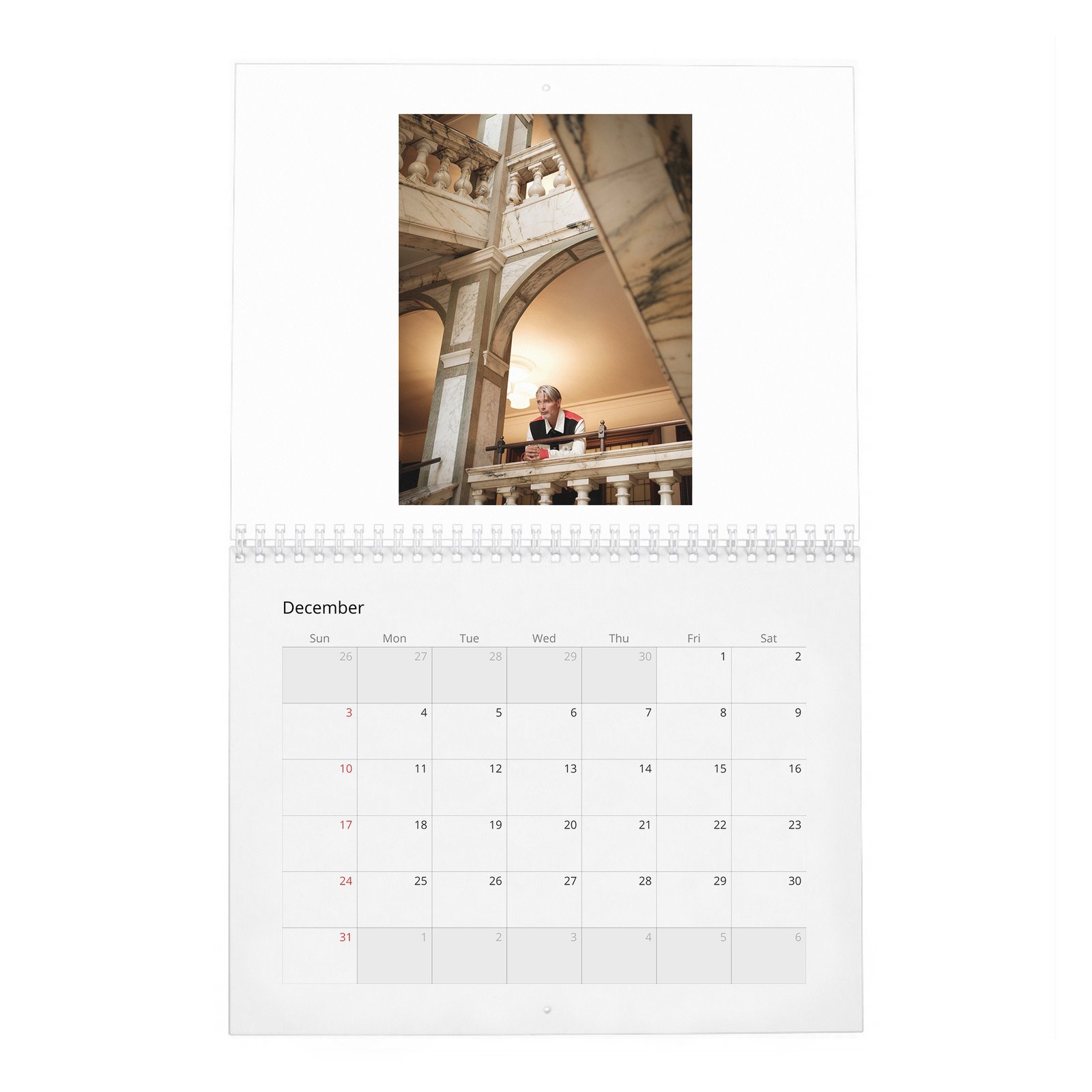 12 Mads Mikkelsen - Mads Uncensored 2027 Wall Calendar