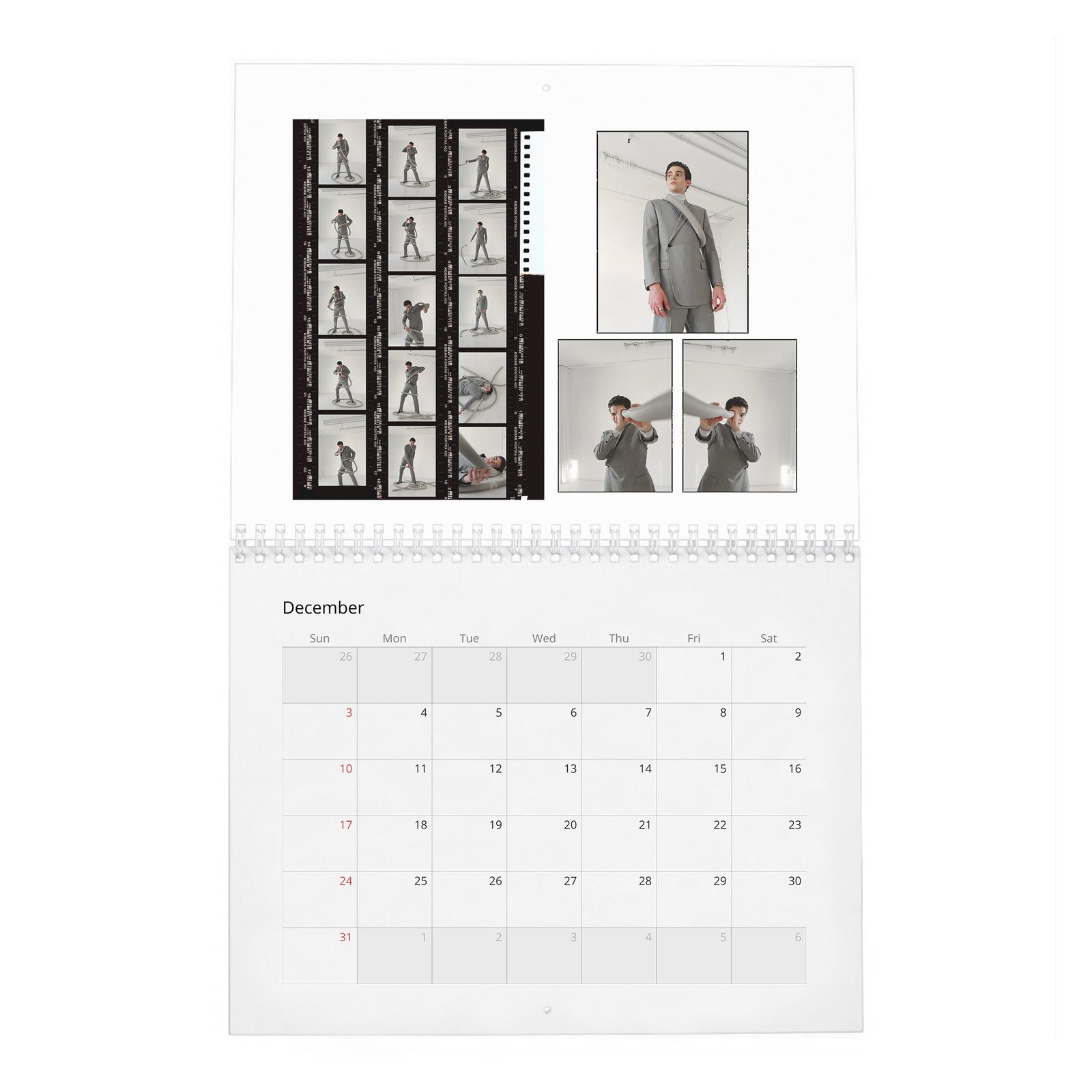 Joshua Basshett - Flaunt 2027 Wall Calendar