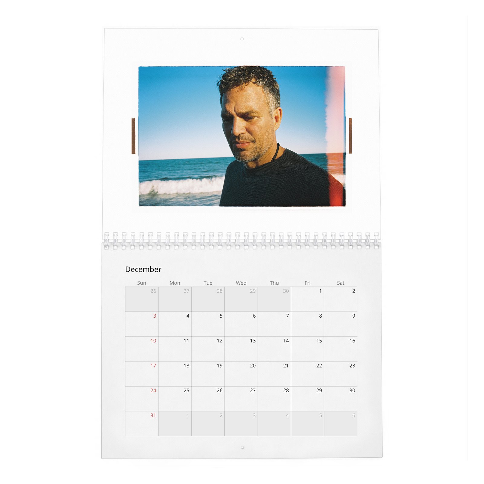 12 Mark Ruffalo - So It Goes 2027 Wall Calendar